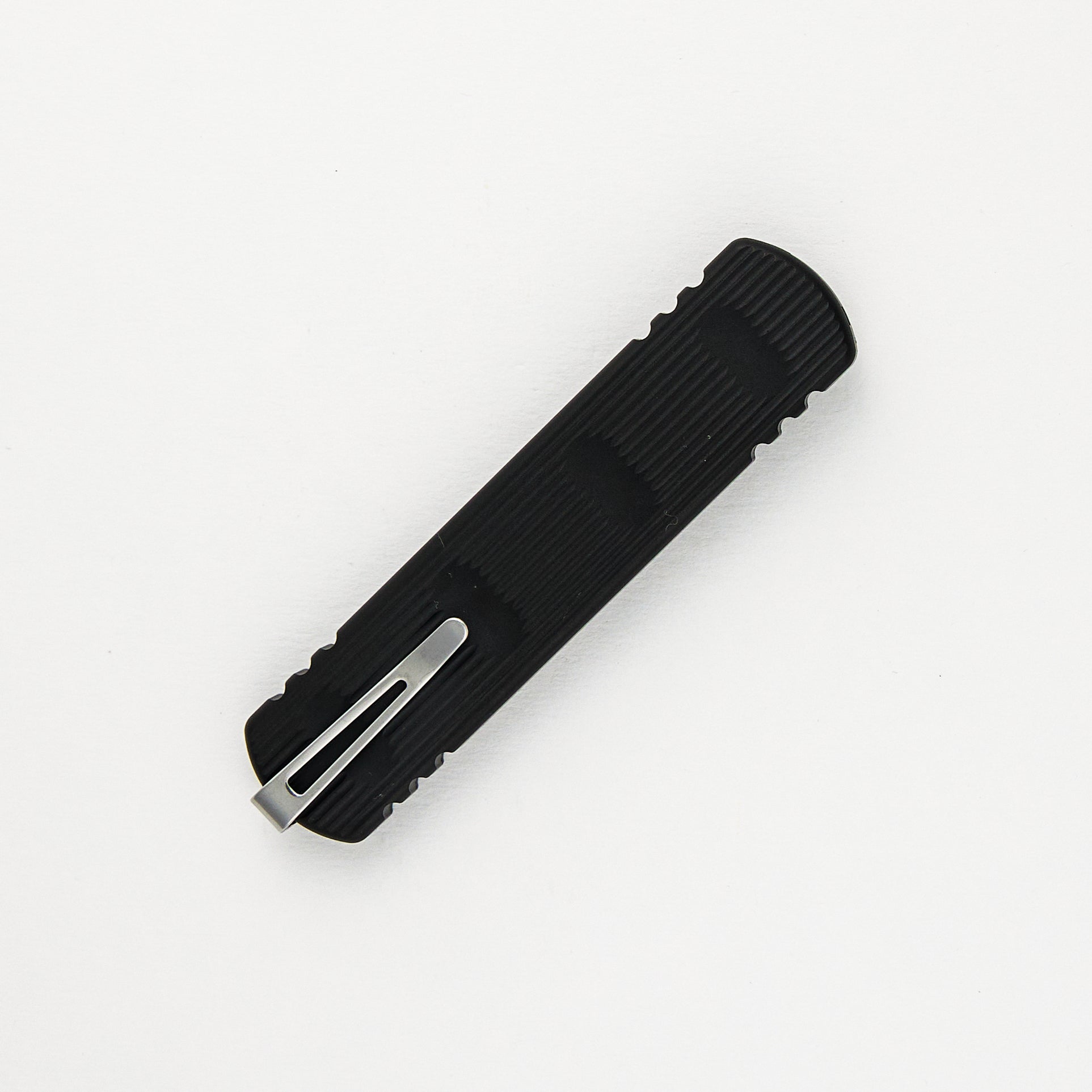 Zulu – Black Aluminum Handle – Satin Dagger M390 Blade