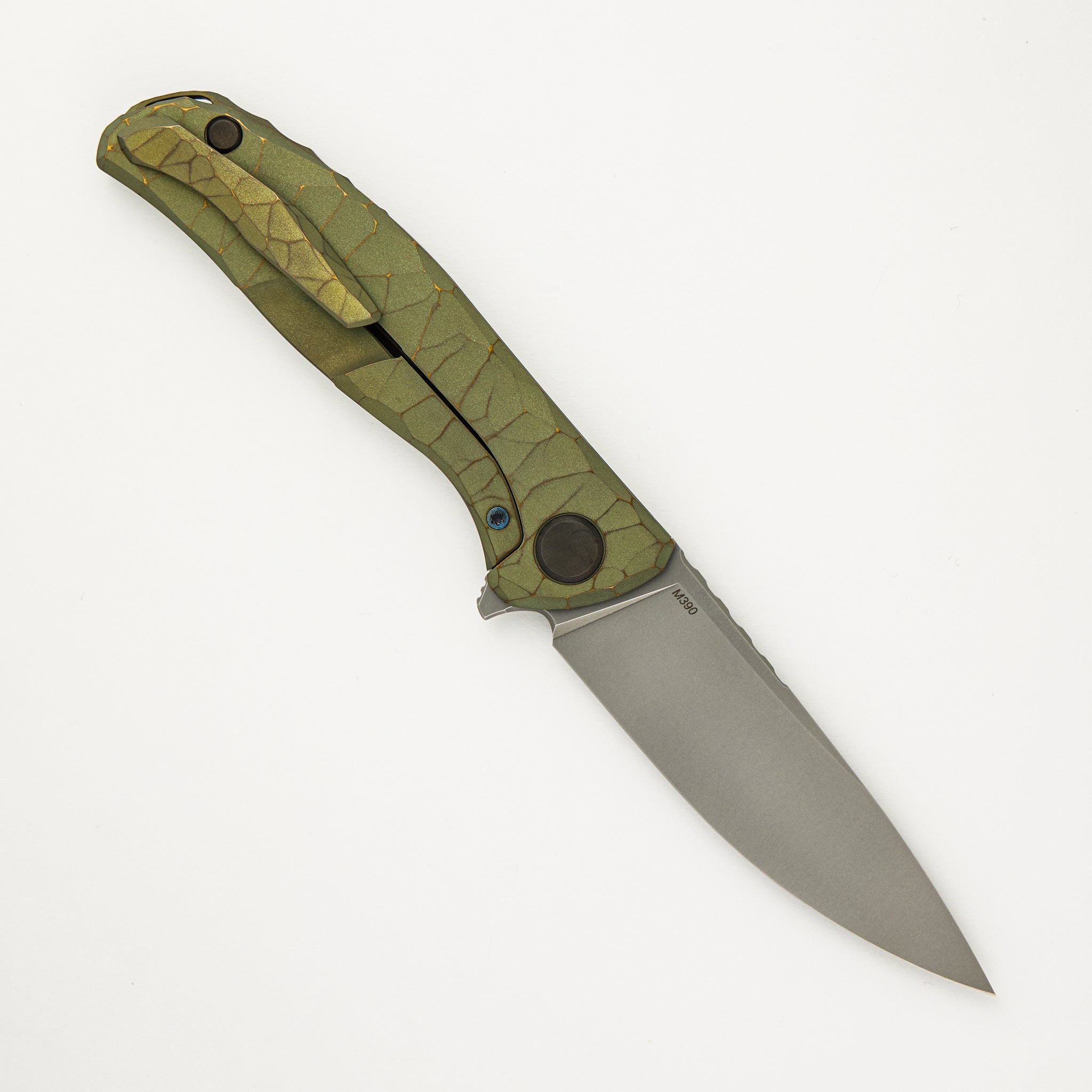 Shirogorov Knives / Rip Knives F95 “Green Machine” – M390 Blade – MRBS - Completed