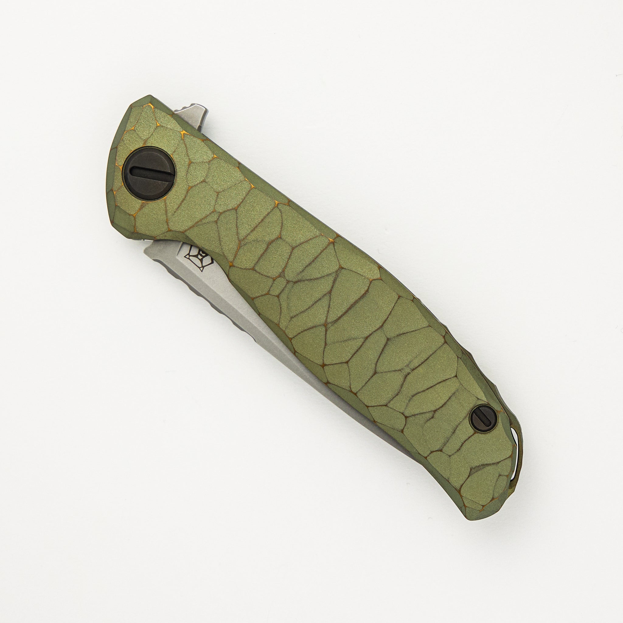 Shirogorov Knives / Rip Knives F95 “Green Machine” – M390 Blade – MRBS - Completed