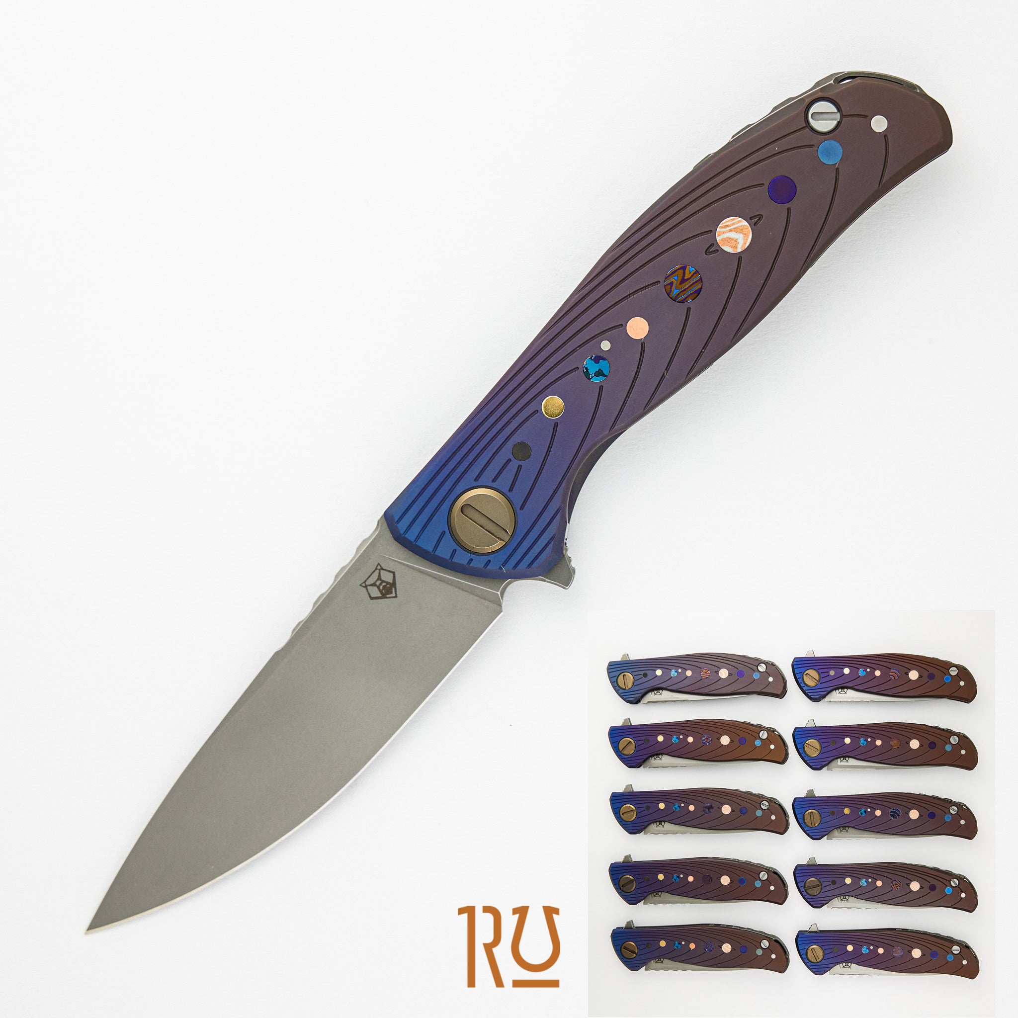 Shirogorov Knives / Igor Oleinikov F95 Solar System - Completed