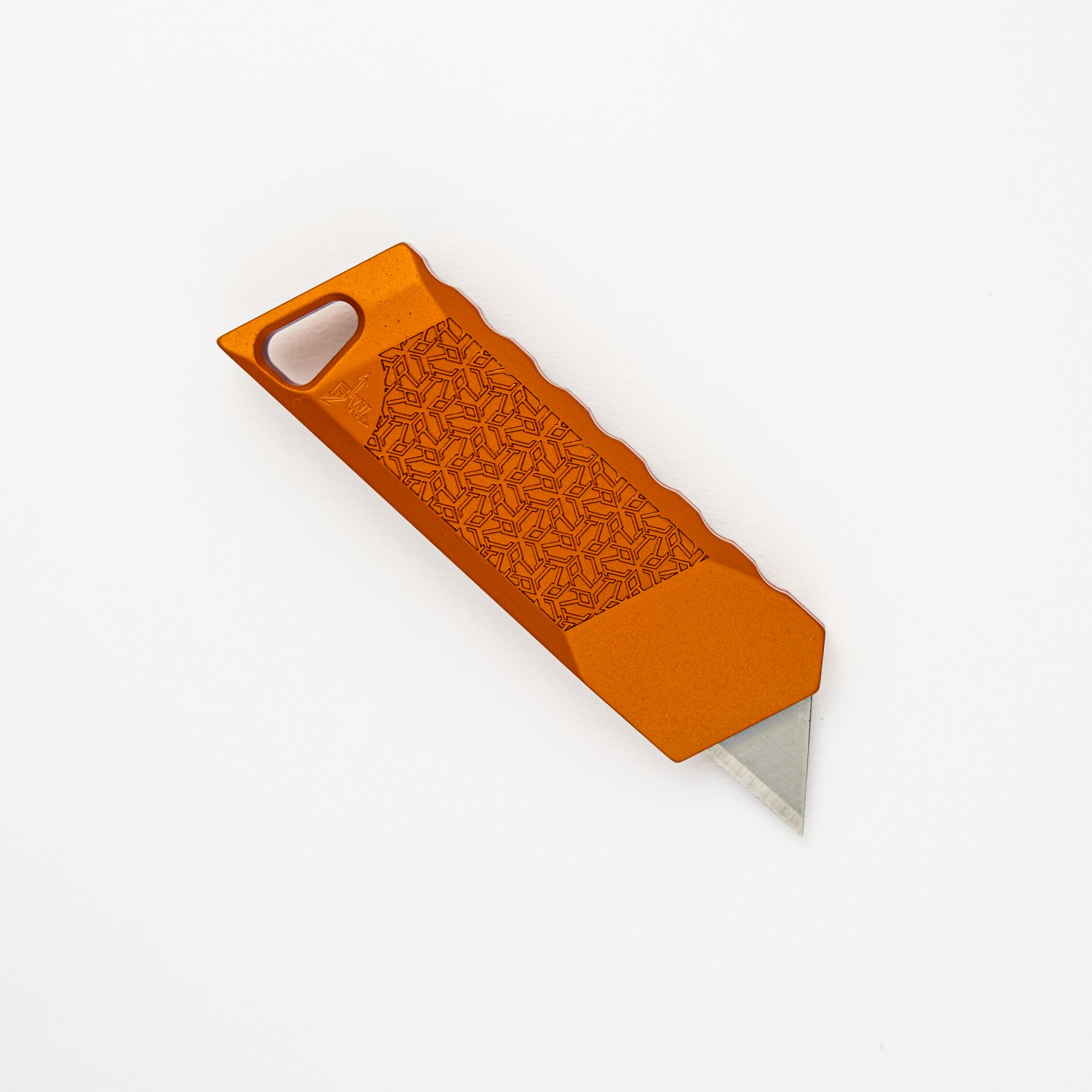 FocusWorks EDC Bob The Boxcutter – R1P – Aluminum – Orange