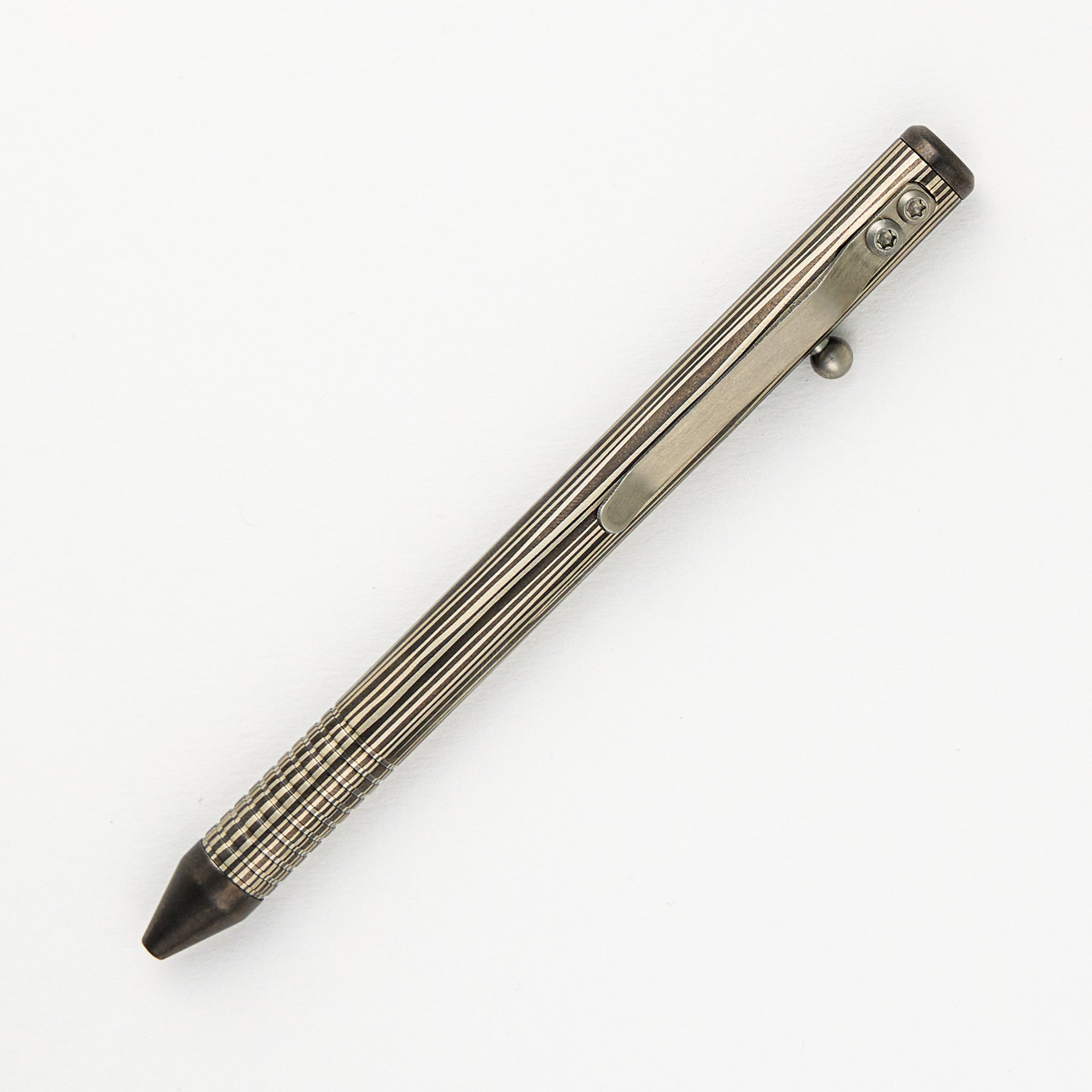 Cptn Axel Full Size TiBolt Pen - Woody Copper Black Nickel Plated