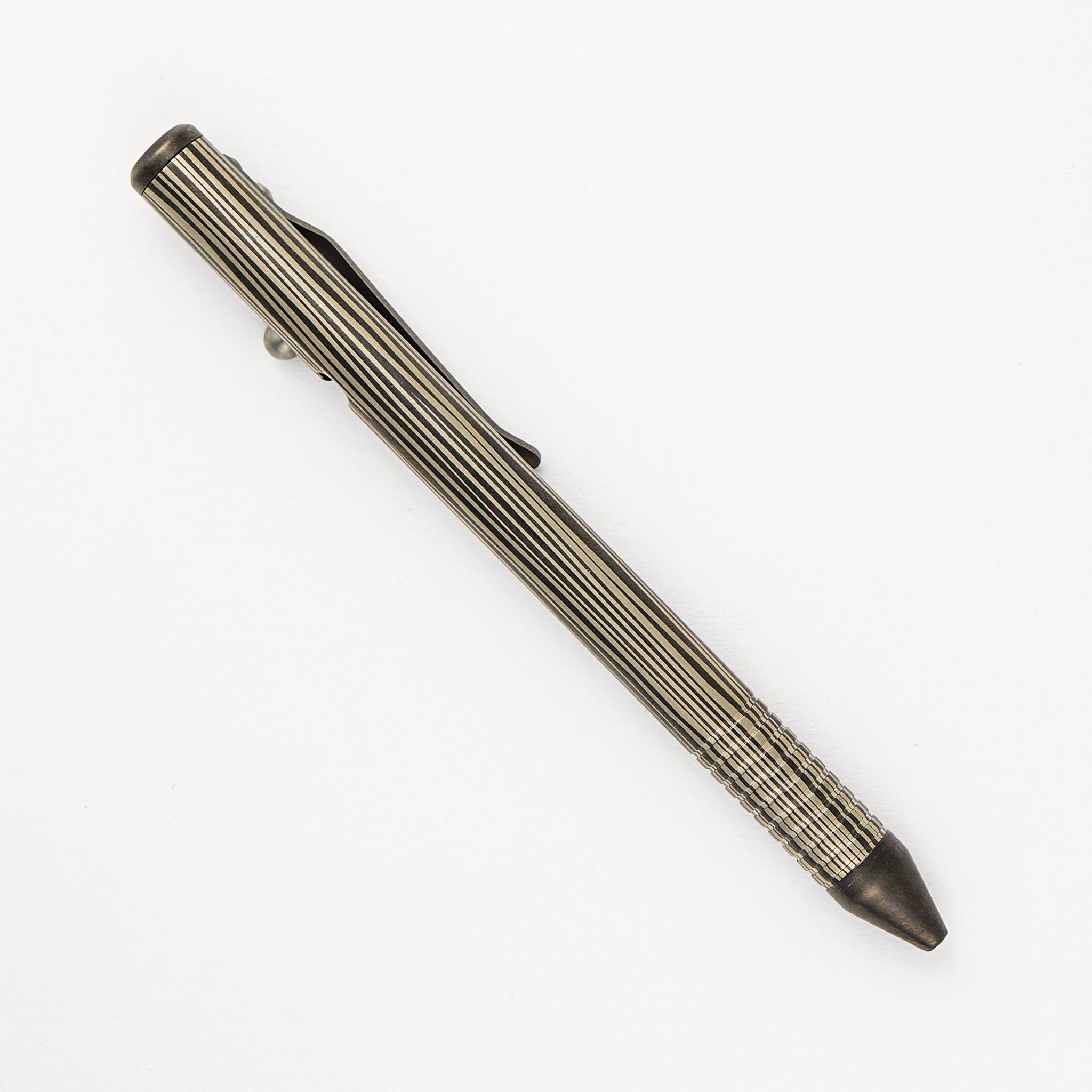 Cptn Axel Full Size TiBolt Pen - Woody Copper Black Nickel Plated