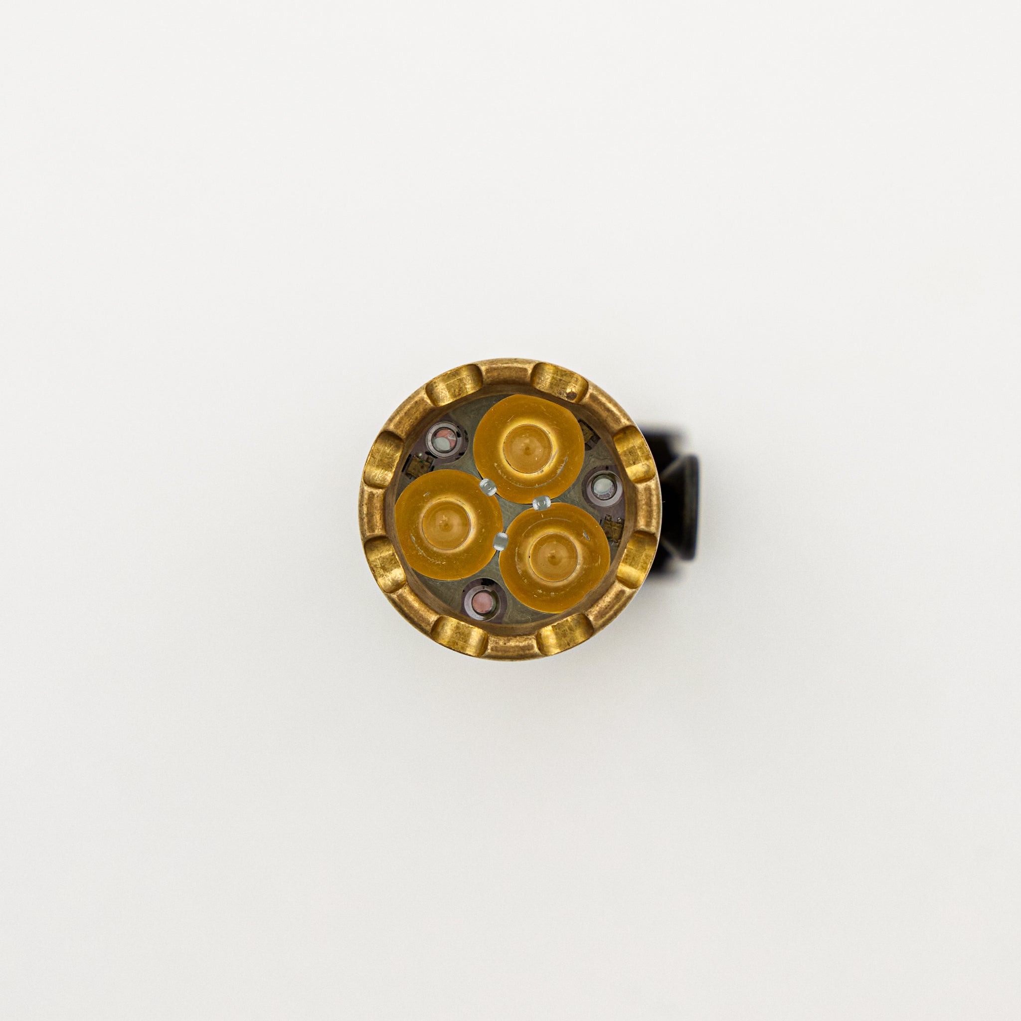 Cptn Axel FTD Flashlight - Brass W/ Black Ti Ano Clip