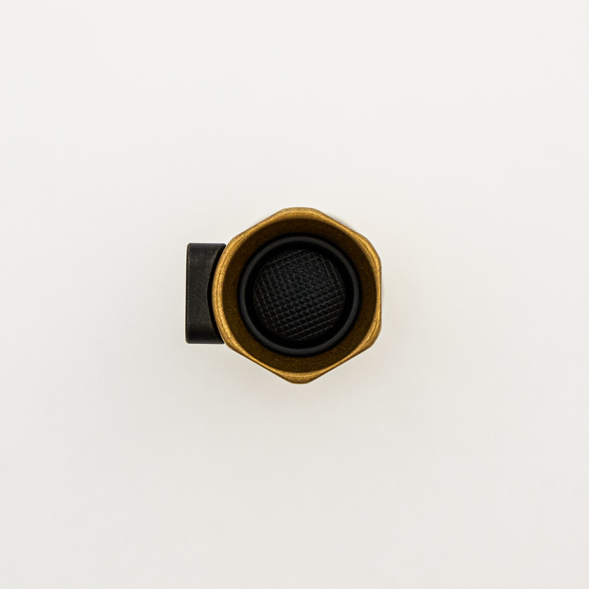 Cptn Axel FTD Flashlight - Brass W/ Black Ti Ano Clip