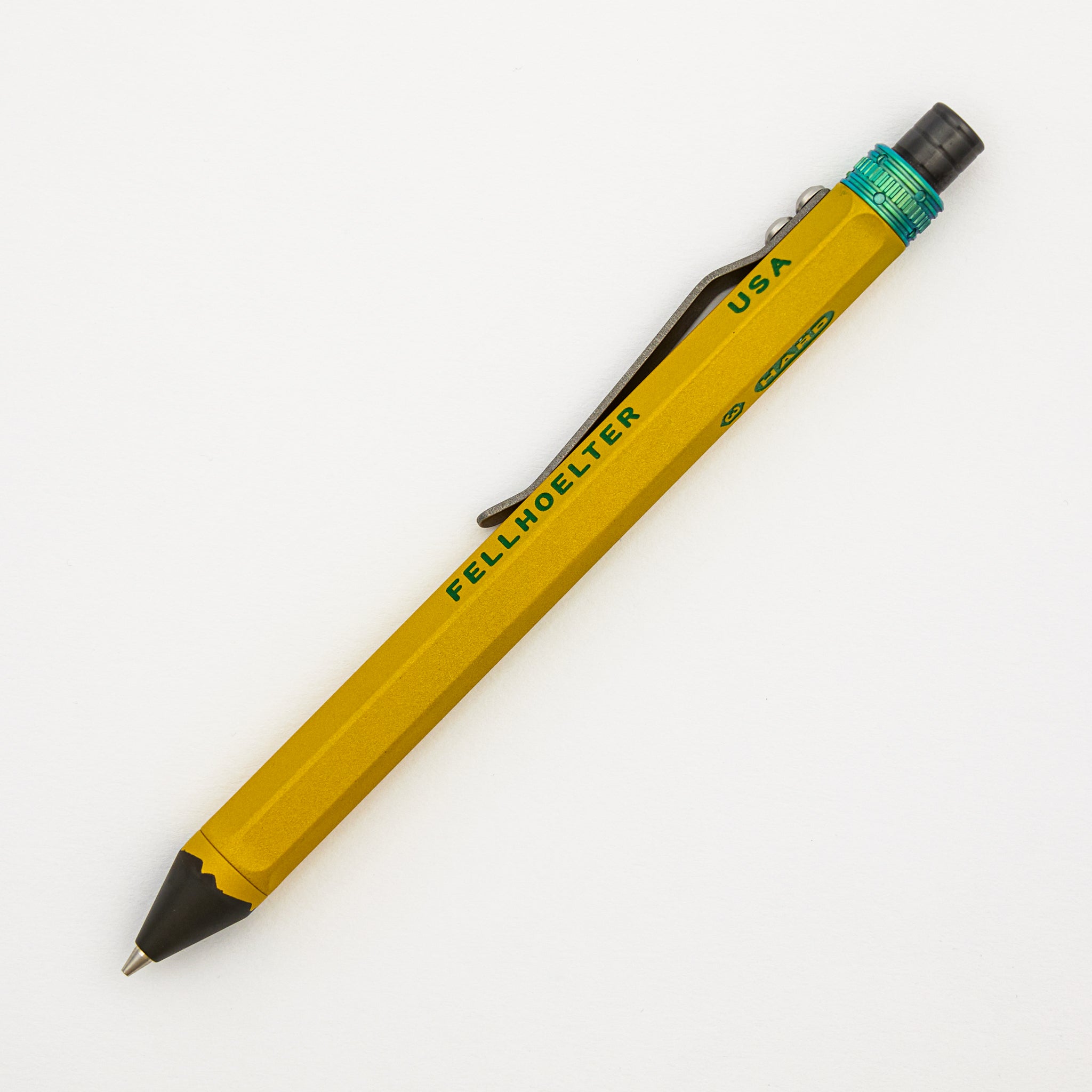 Cptn Axel Classic No. 2 Pencil - Titanium W/ Zirconium Accent