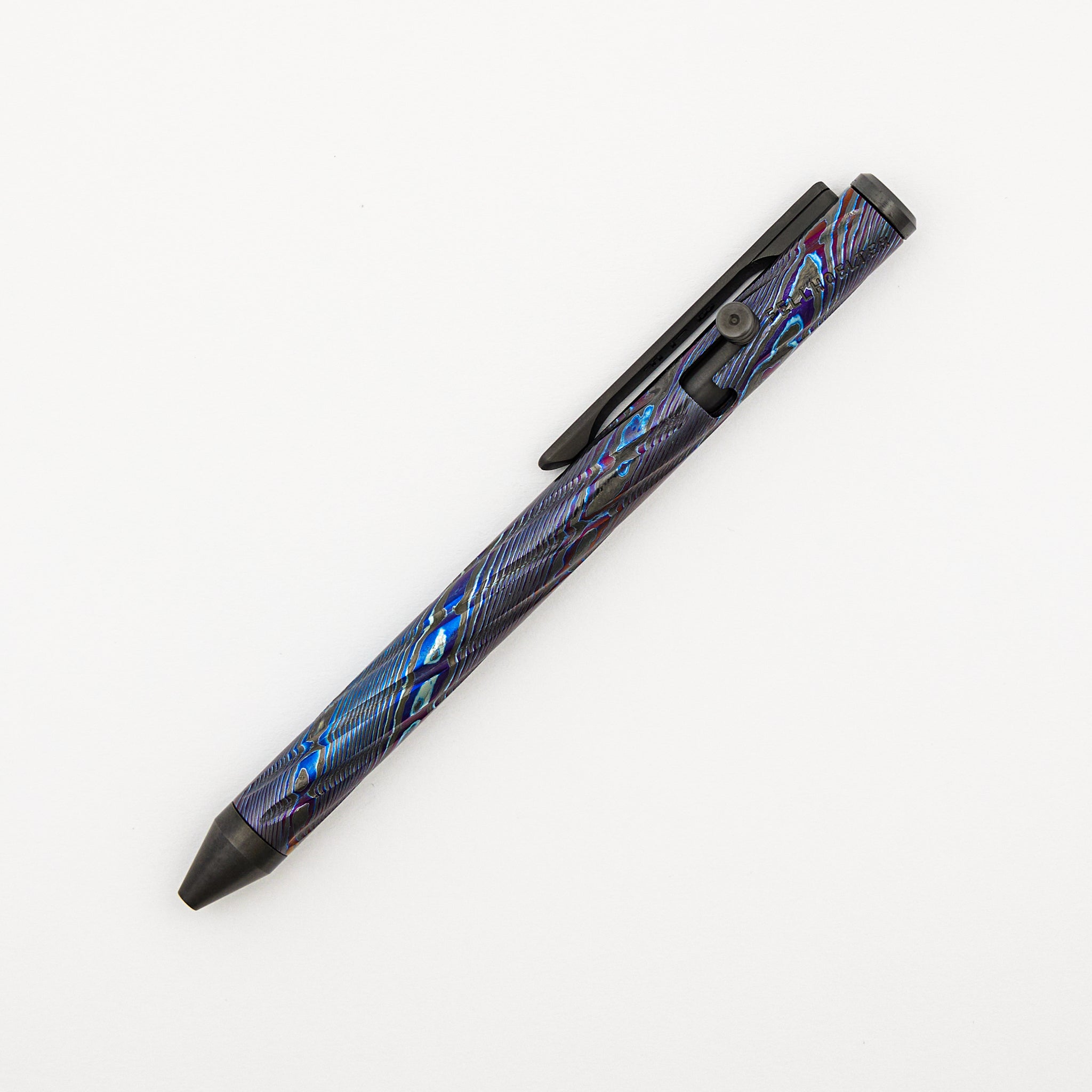 Cptn Axel Full Size TiBolt Pen - ZircuTi / Zirconium Accents