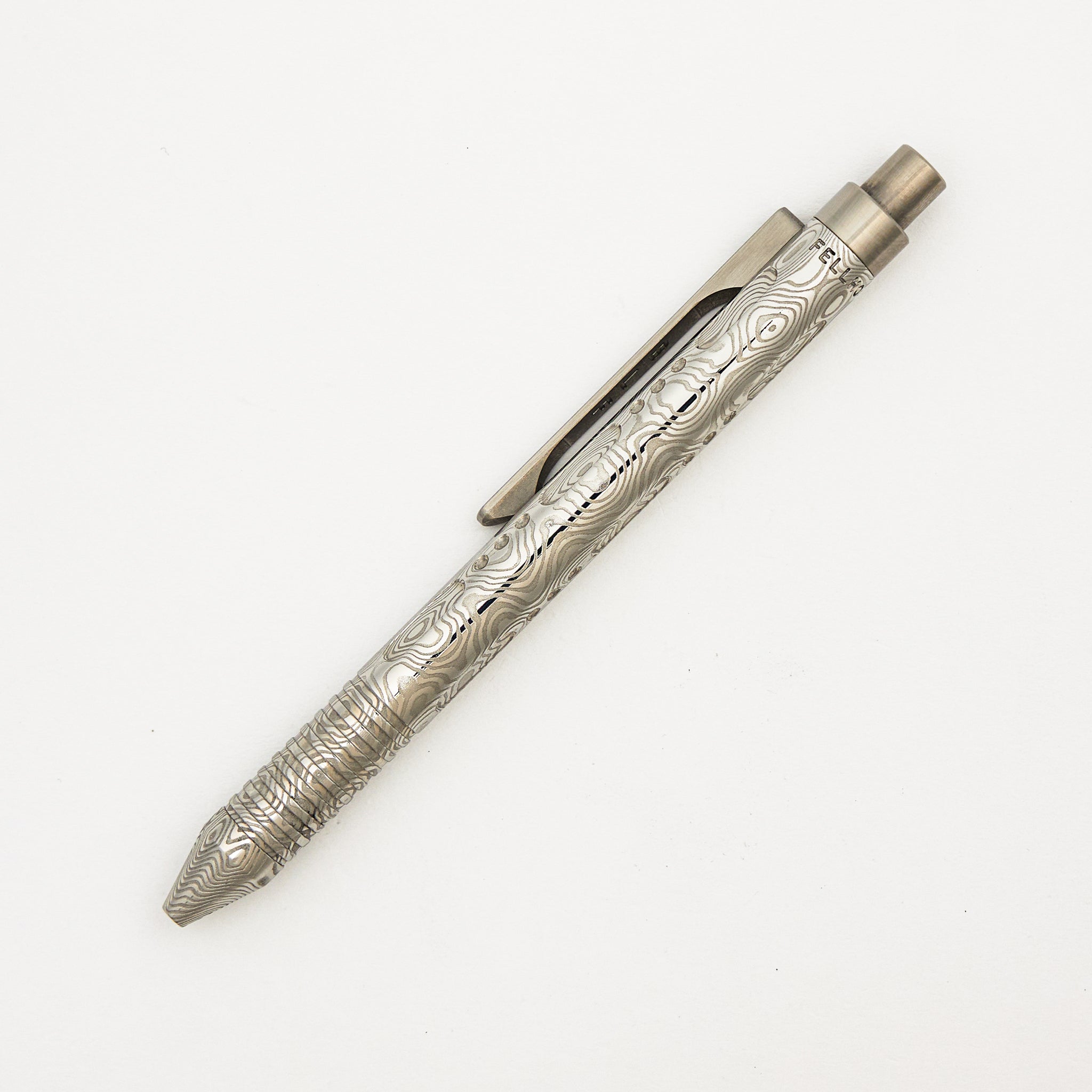 Cptn Axel Full Size TiClicker Pen - Damasteel Odins Eye