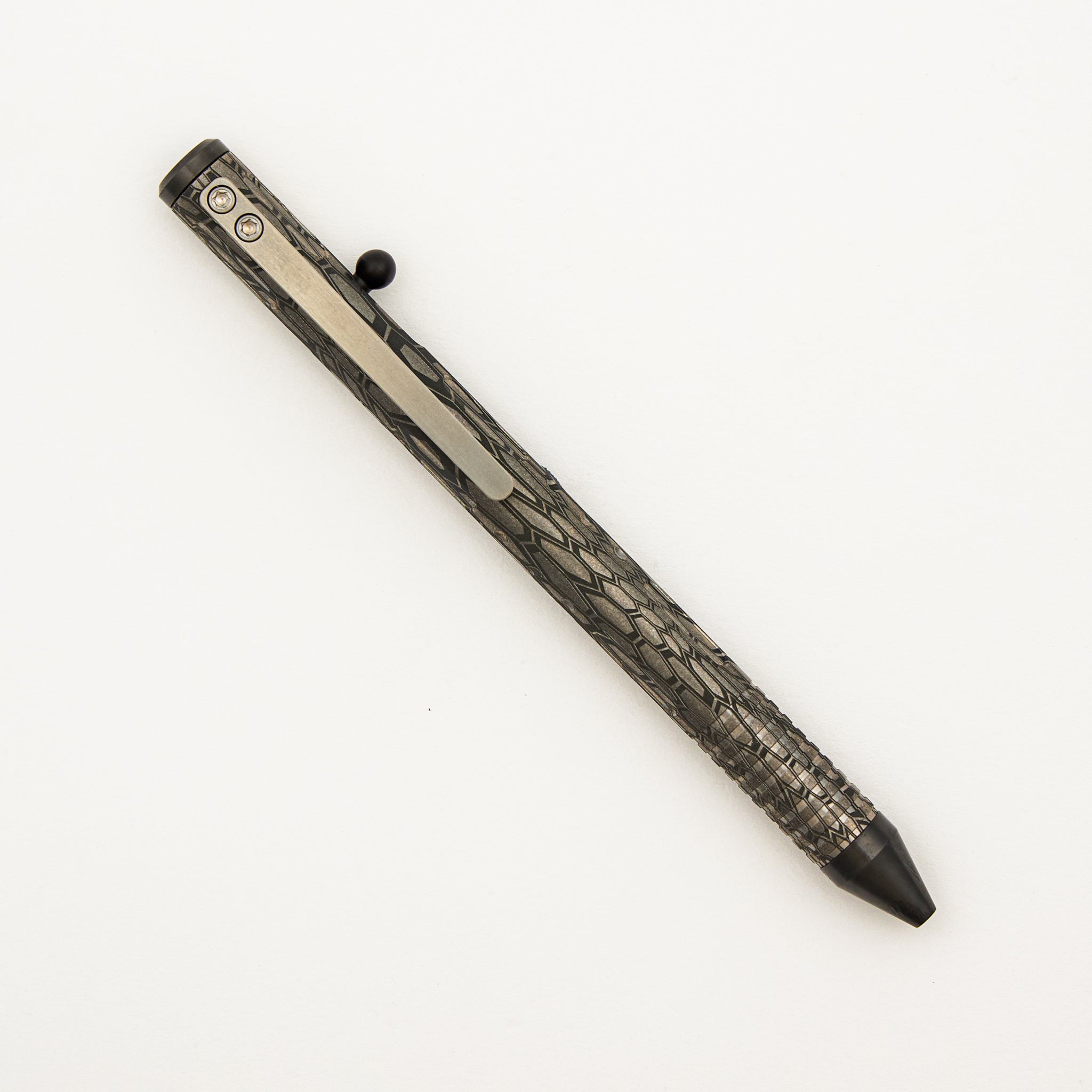 Cptn Axel Full Size TiBolt Pen - Titanium Kryptex - Zirconium Accents