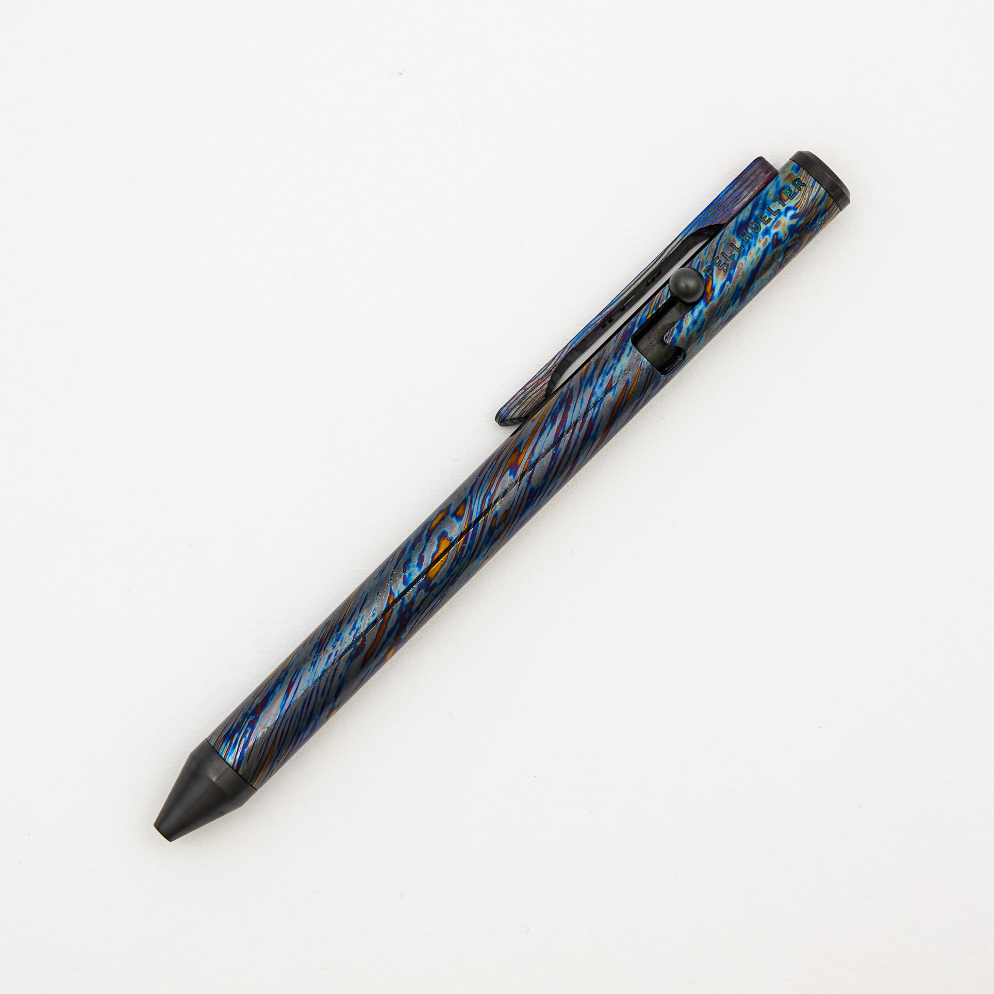 Cptn Axel Full Size TiBolt Pen - ZircDam/ZircuTi Clip/Zirconium Accent