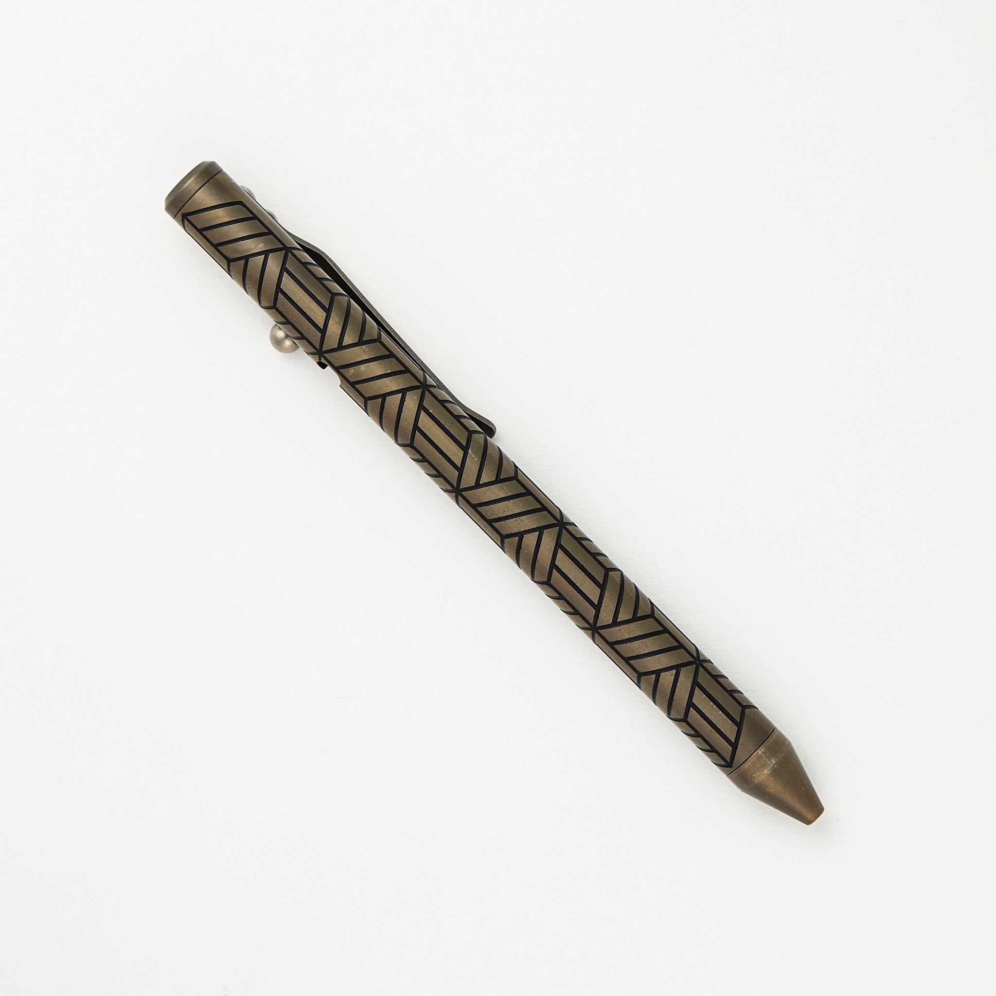 Cptn Axel Full Size TiBolt Pen - 150 Titanium Tuxedo/Gunmetal