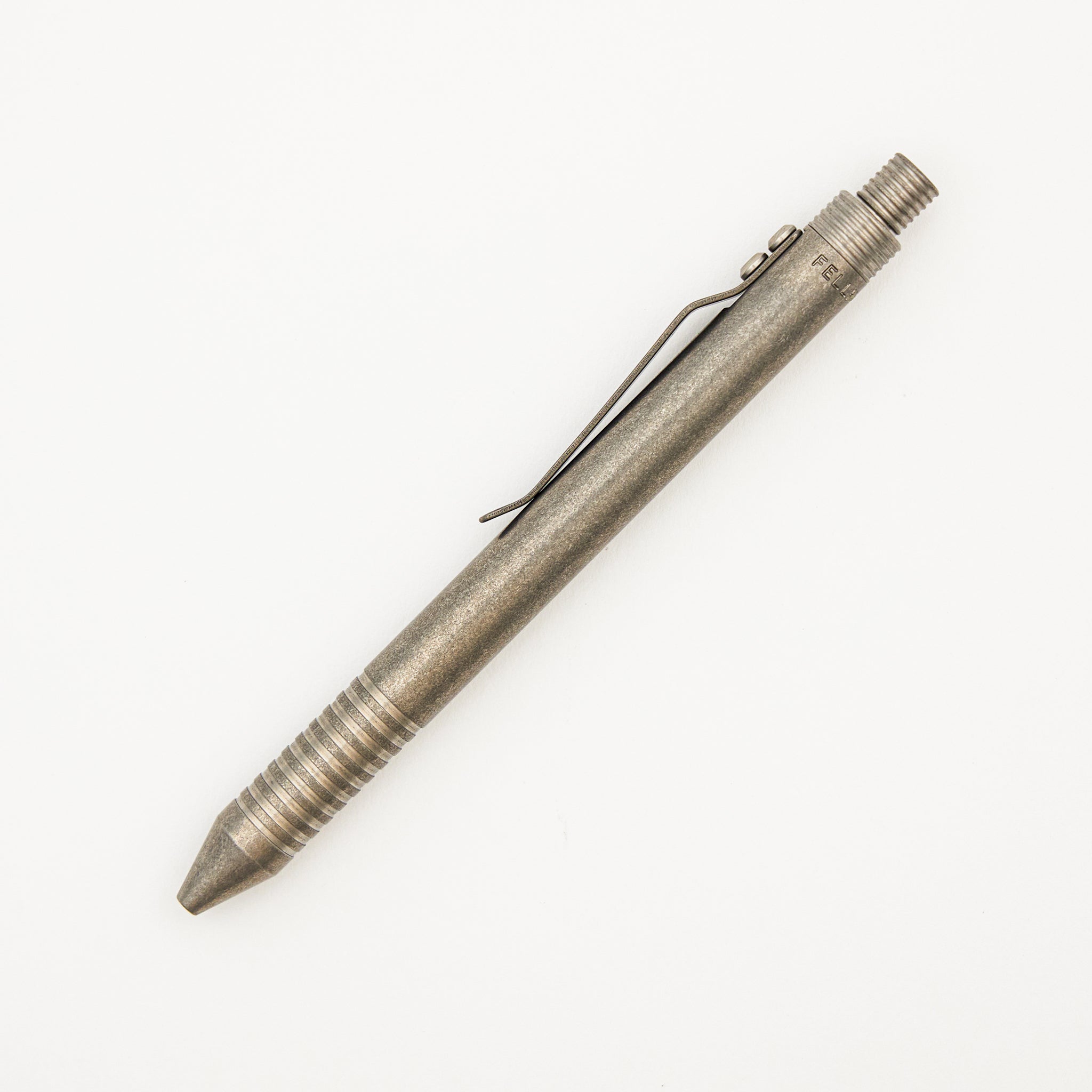 Full Size TiClicker Pen - Titanium Plain