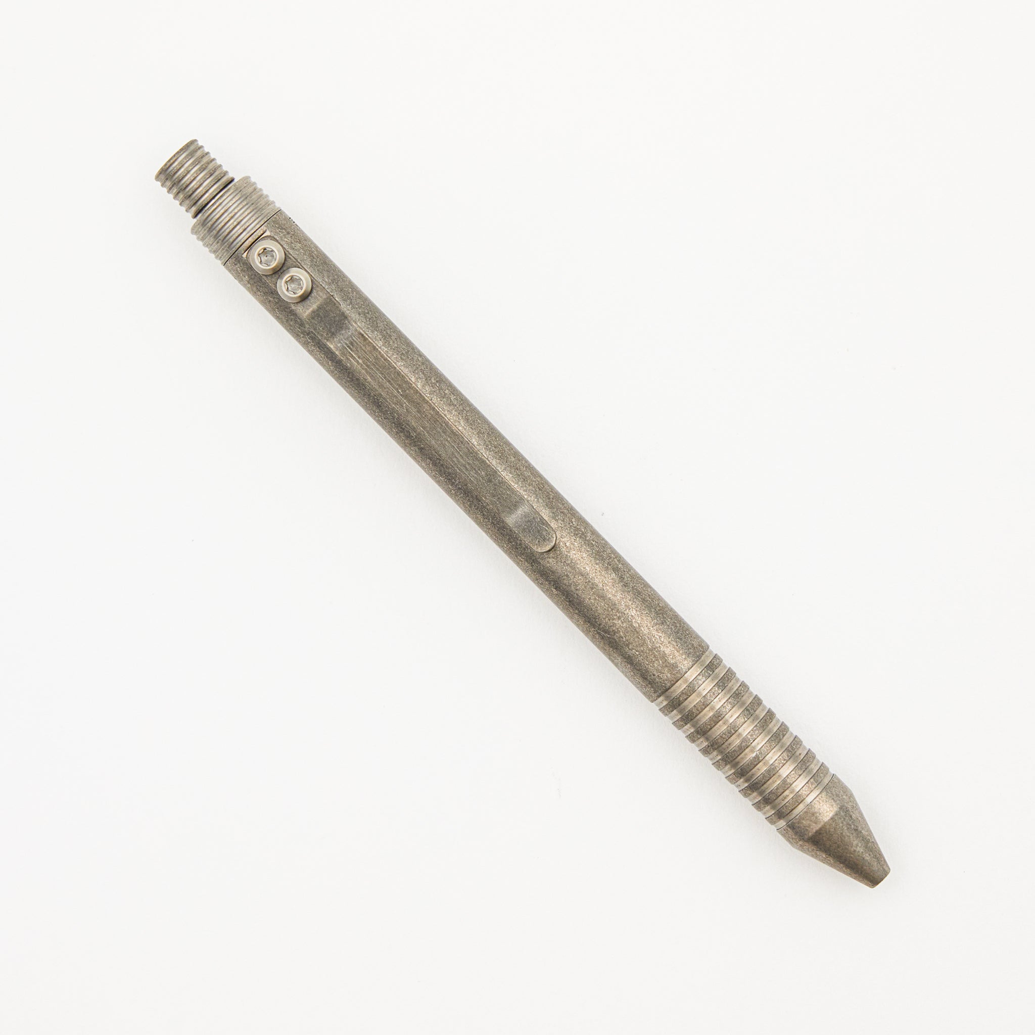 Full Size TiClicker Pen - Titanium Plain
