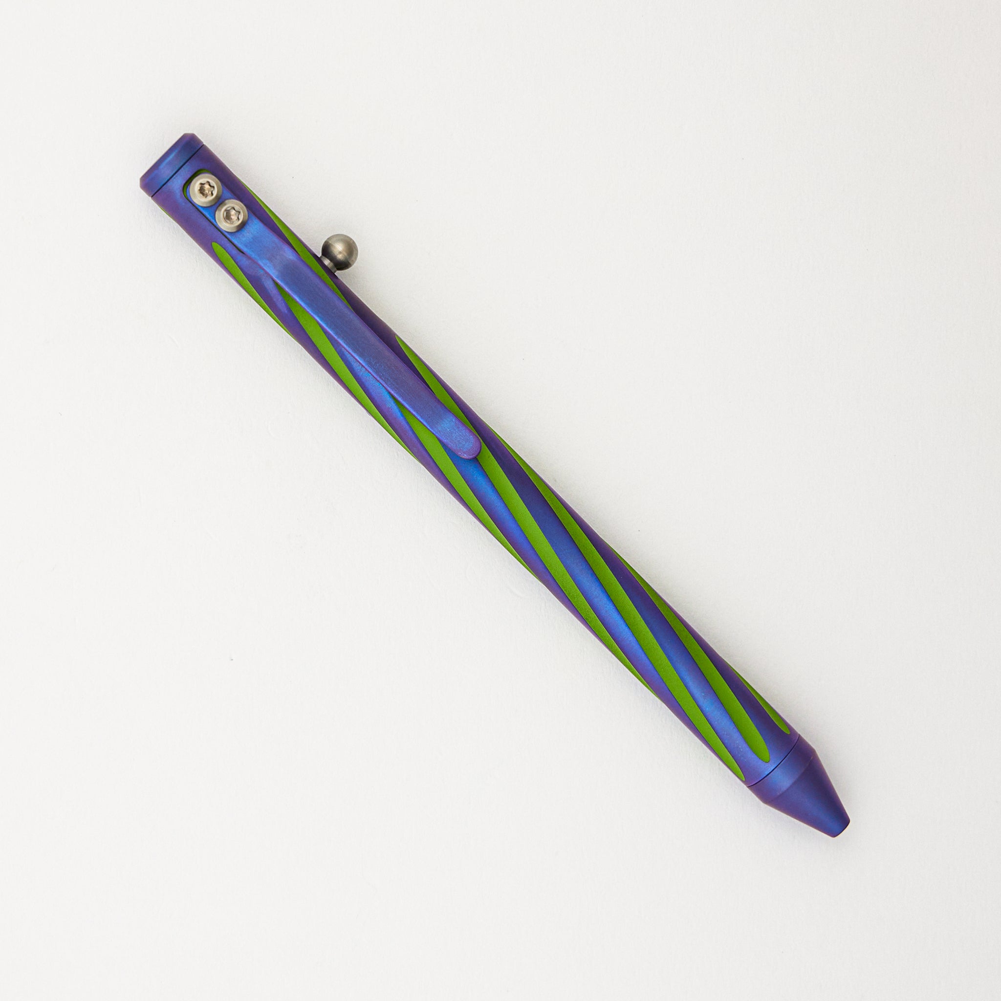 Cptn Axel Full Size TiBolt Pen - Joker Fluted Twist