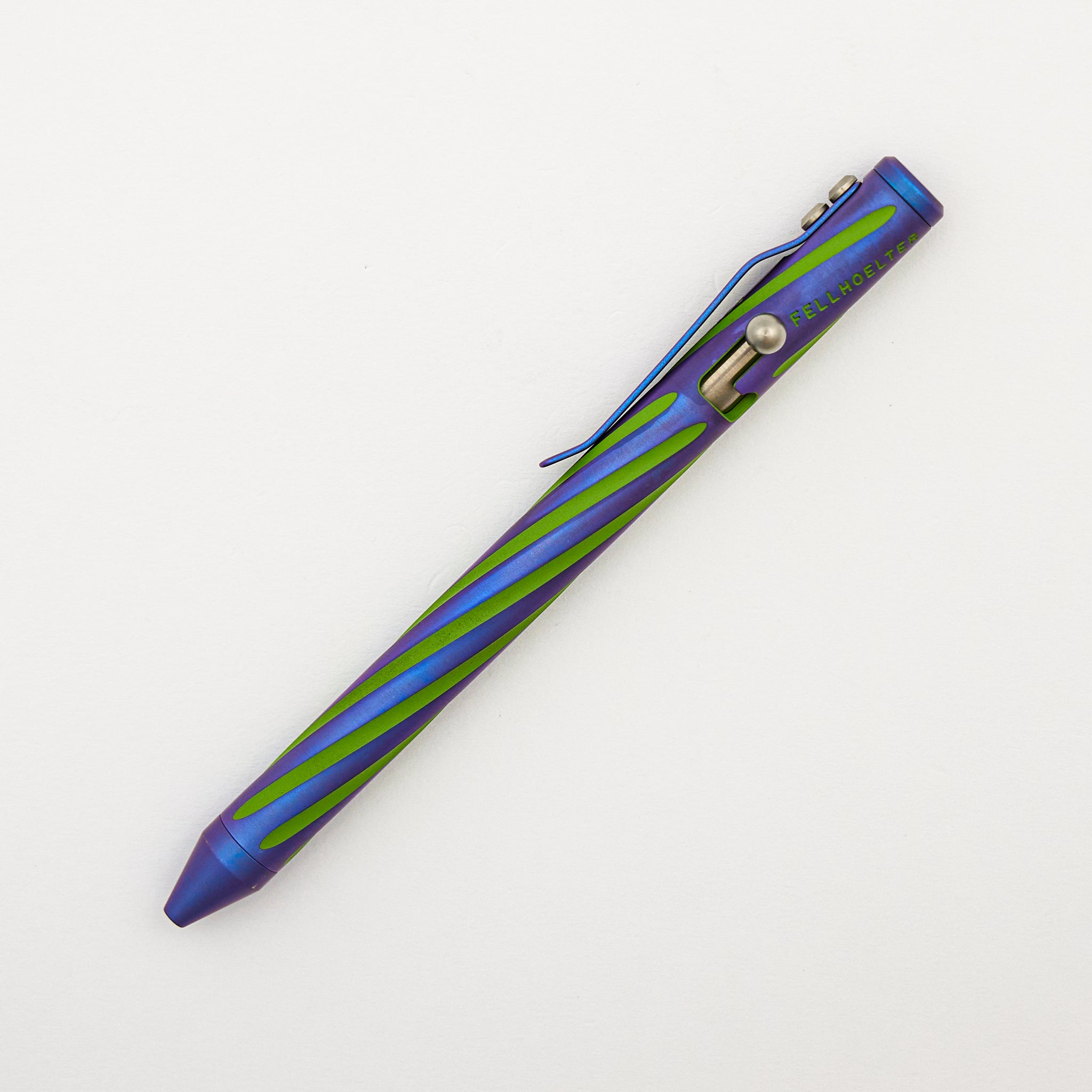 Cptn Axel Full Size TiBolt Pen - Joker Fluted Twist