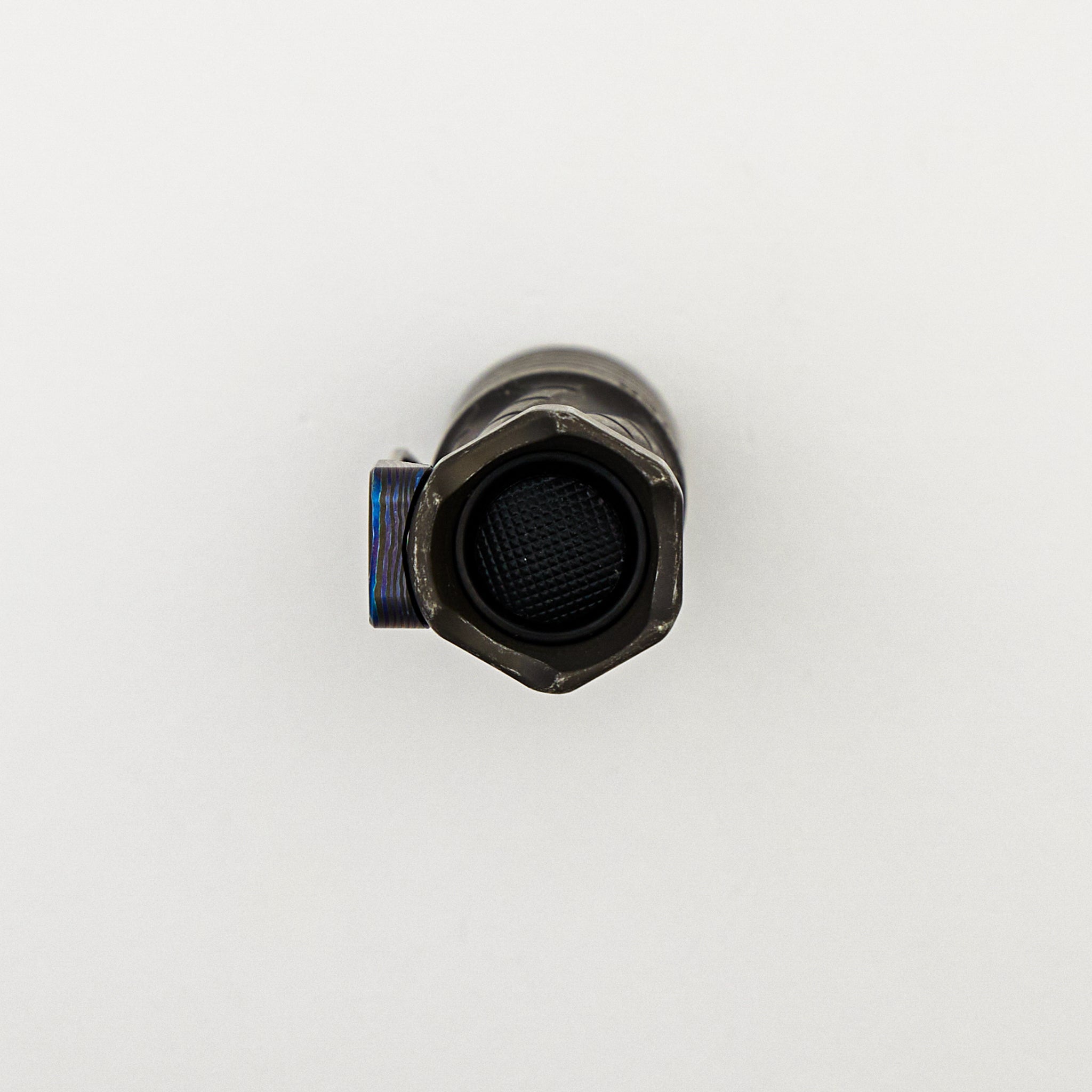 Cptn Axel FTD Custom Flashlight - "Battleground" Titanium