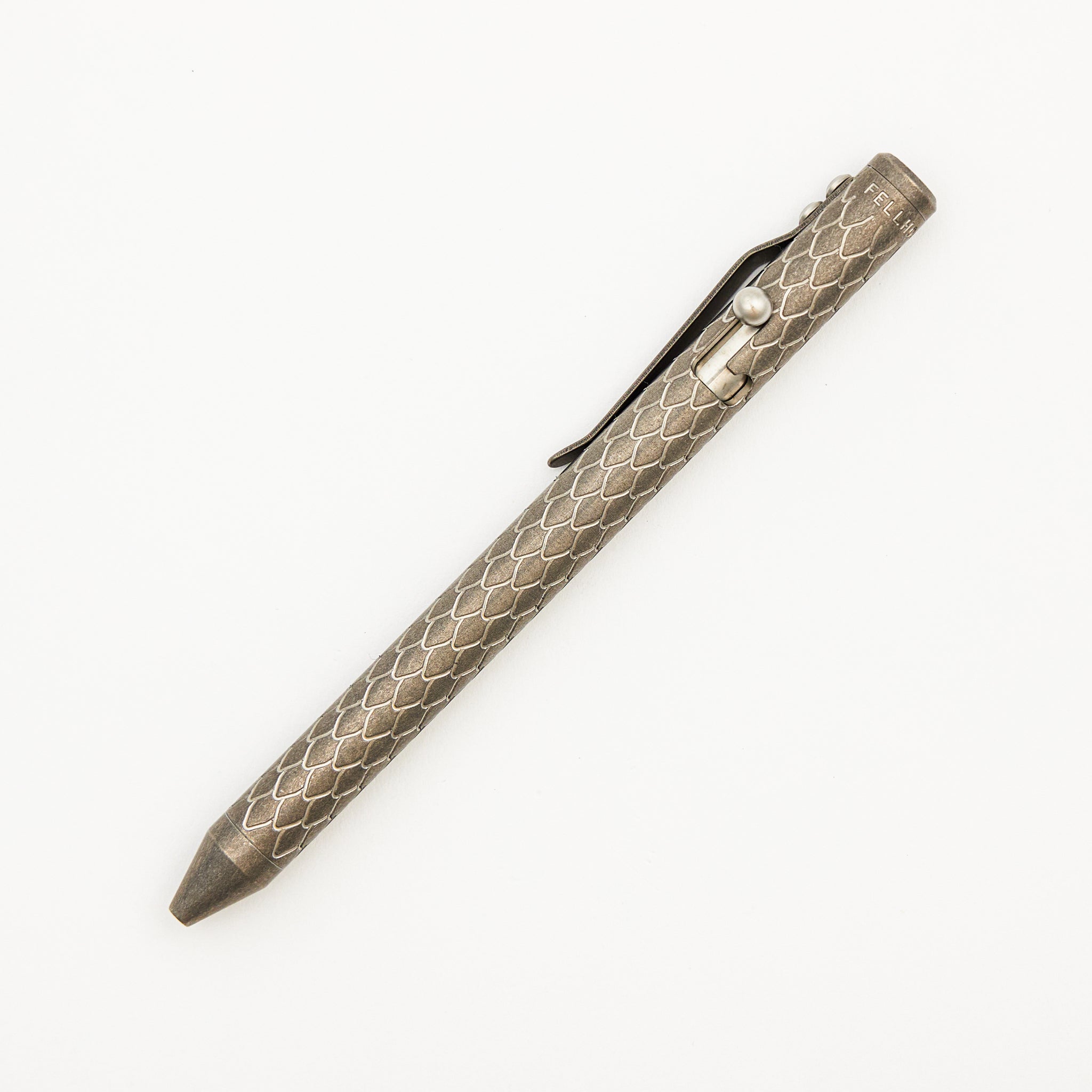 Full Size TiBolt Pen - Titanium Stonewashed Dragon