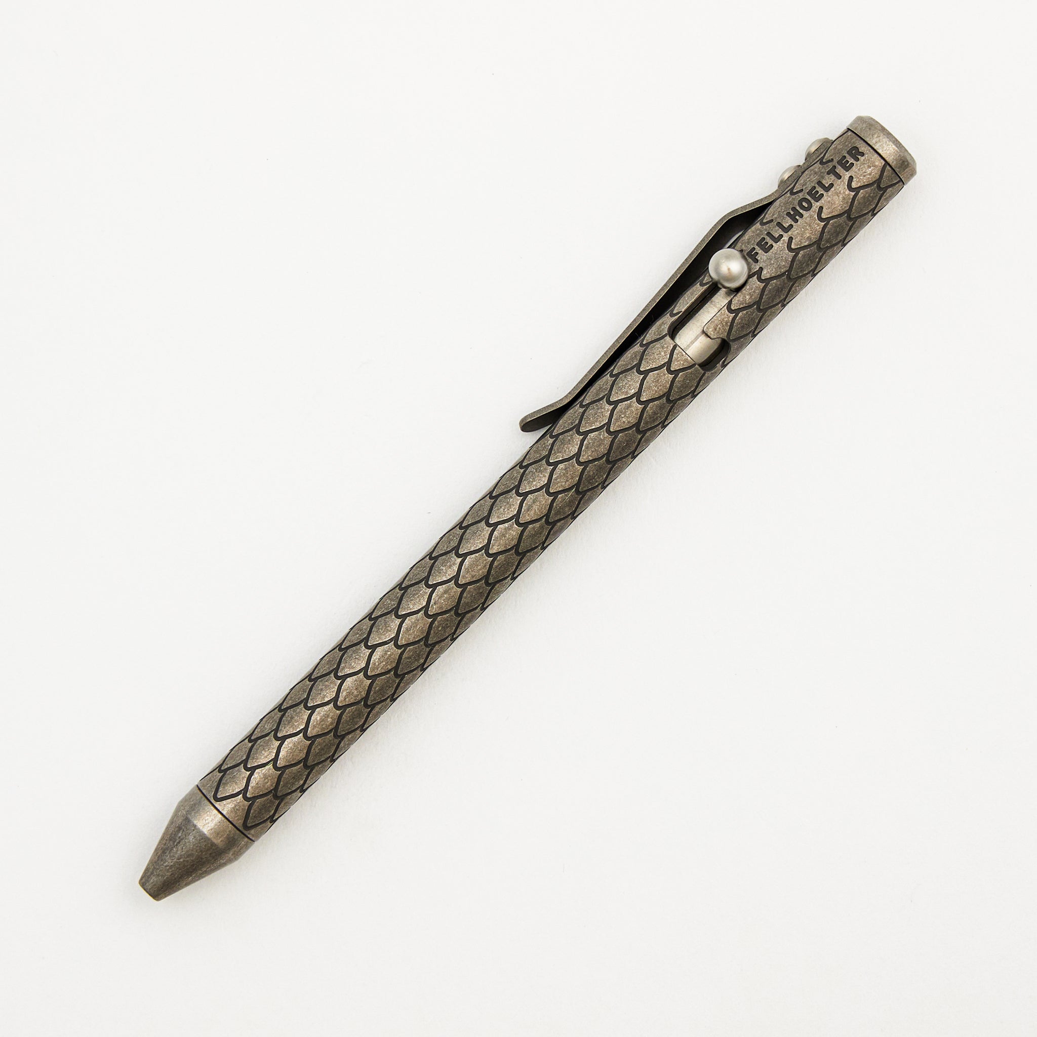 Full Size TiBolt Pen - Titanium Stonewashed Dragon