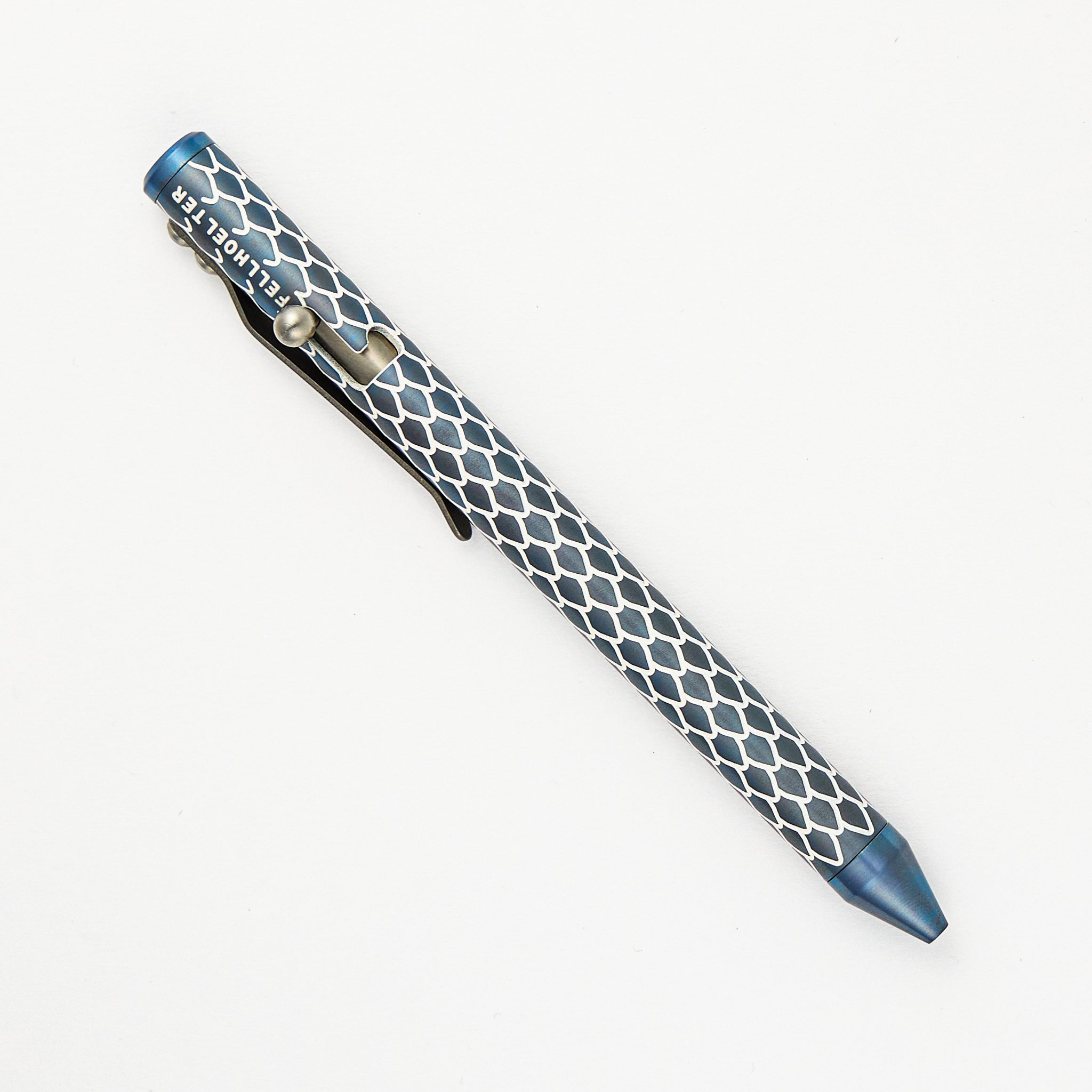 Cptn Axel Full Size TiBolt Pen - Ice Dragon Titanium