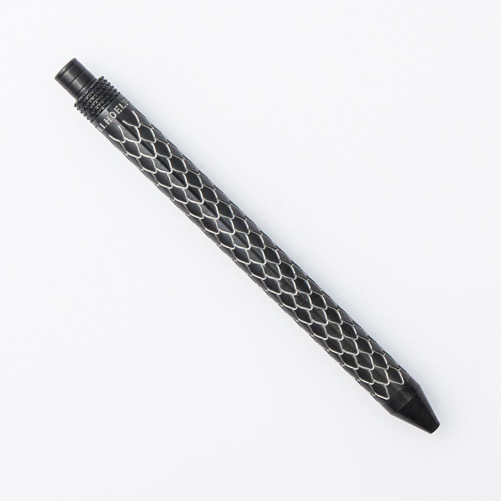 Cptn Axel Full Size TiCkler Pen - Zirconium Reverse Tuxedo W/ Zirconium Parts
