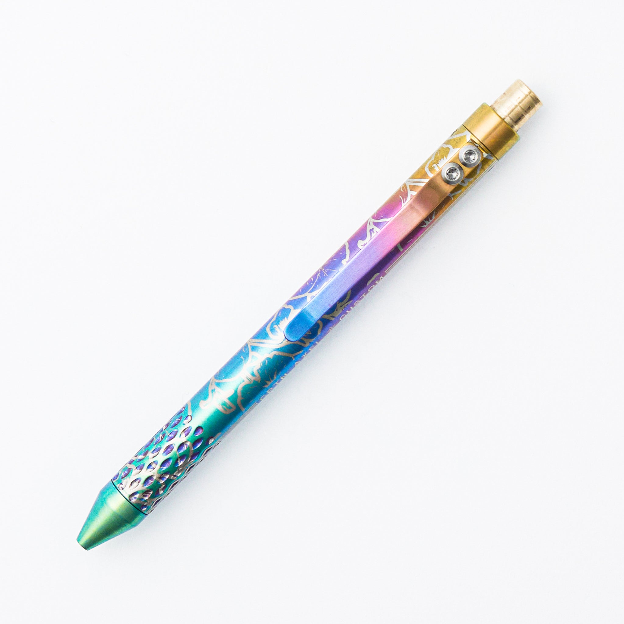 Cptn Axel Full Size TiCkler Pen - Spectrum Fade Titanium