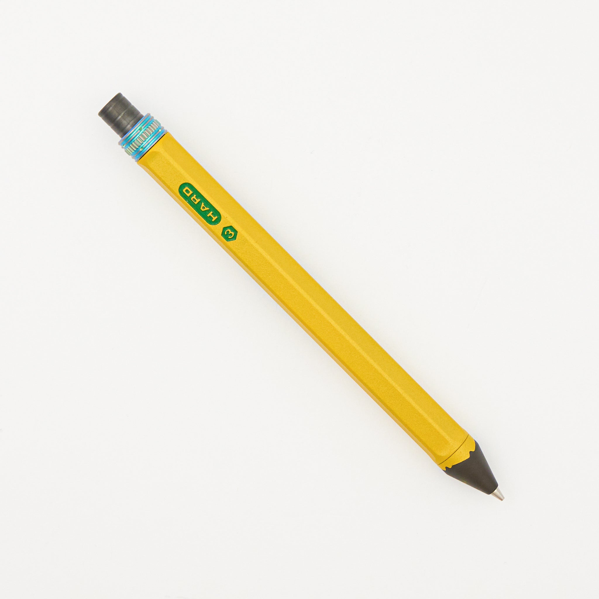 Cptn Axel Classic No. 2 Clicker Pencil - Titanium W/ Zirconium Accent