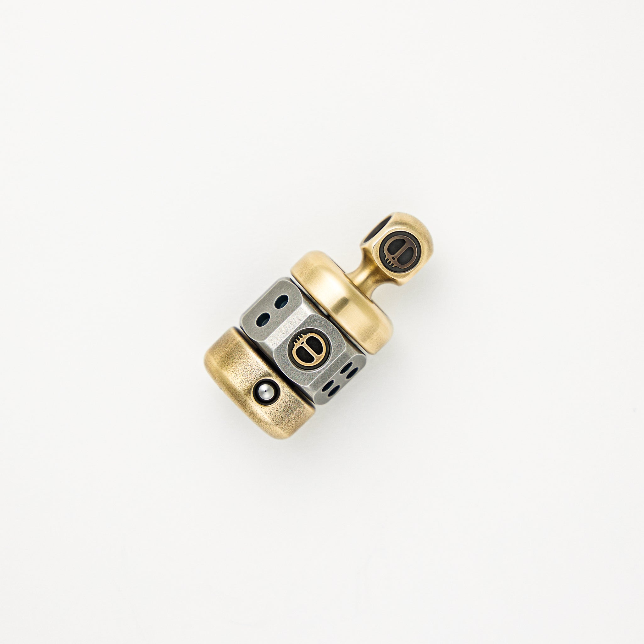 Handheld Jackpot Pendant - Fidget Spinner - 2099 Series - Brass & Stainless Steel