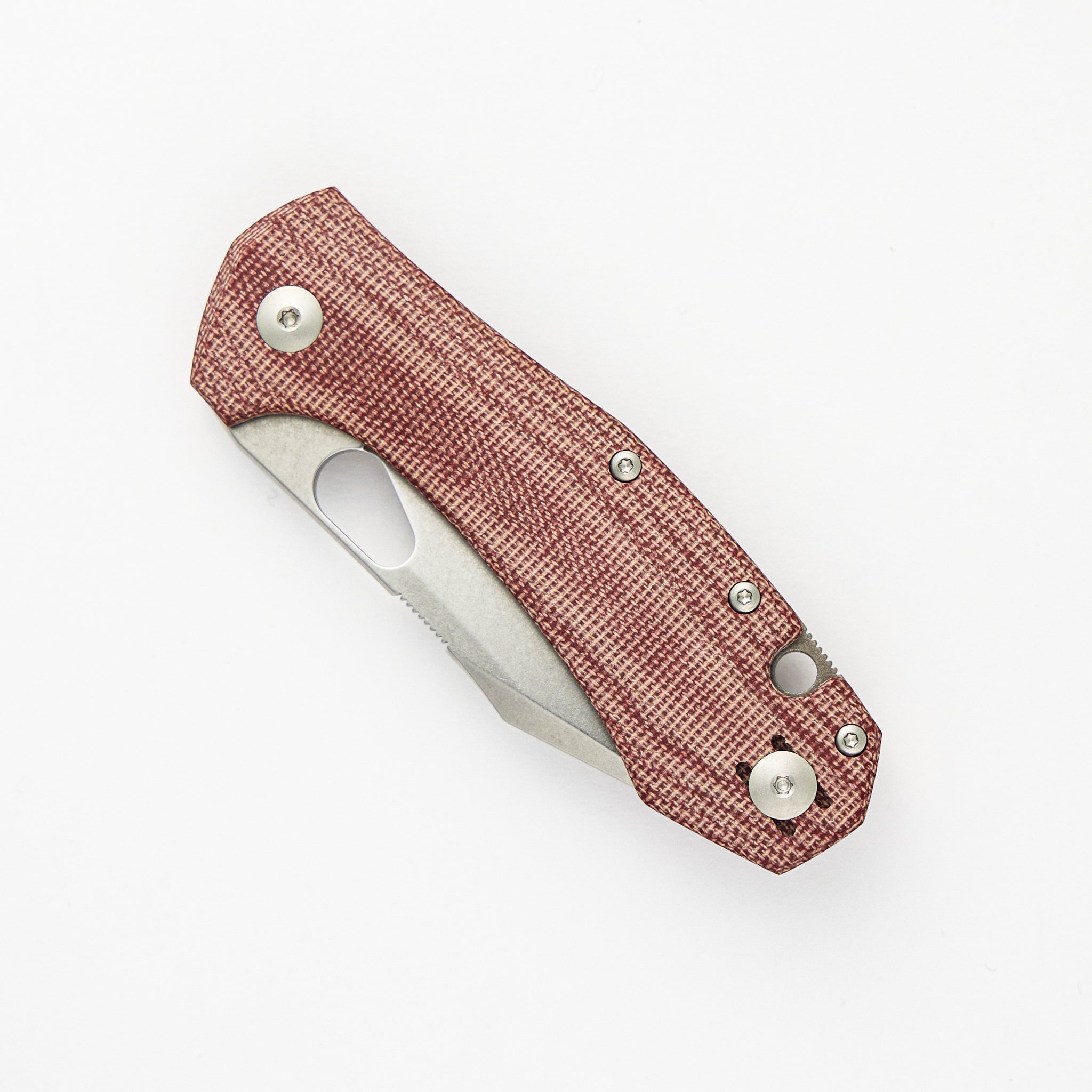 Atelier - Red Canvas Micarta