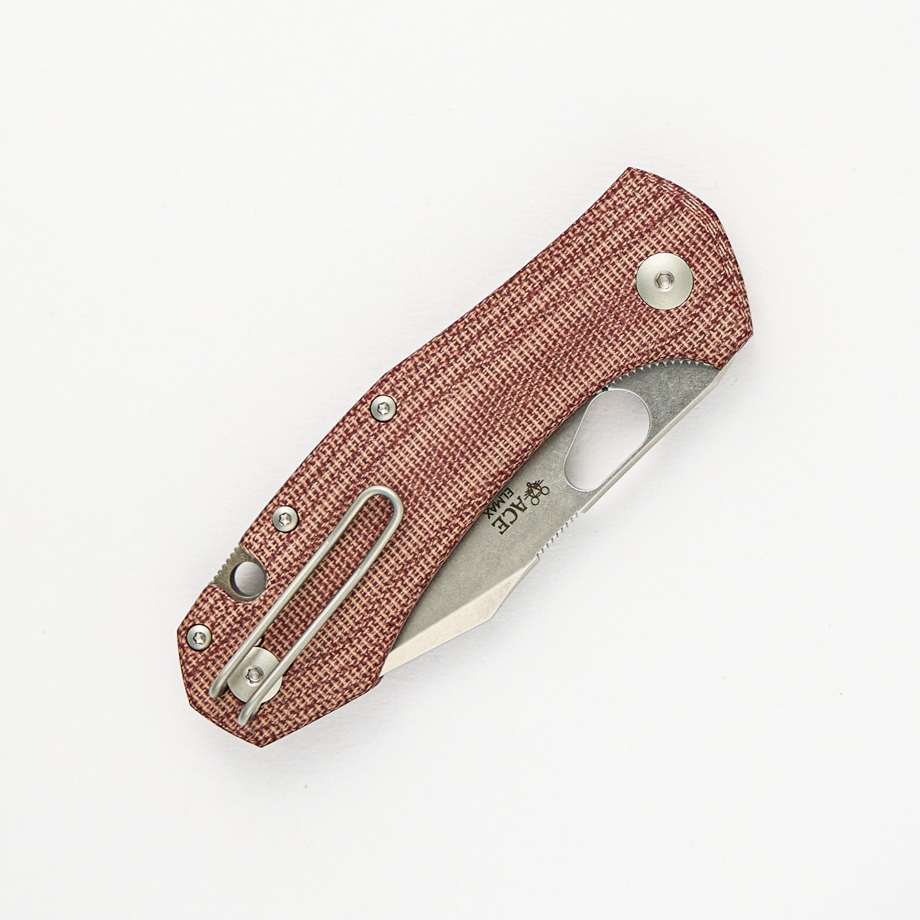 Atelier - Red Canvas Micarta