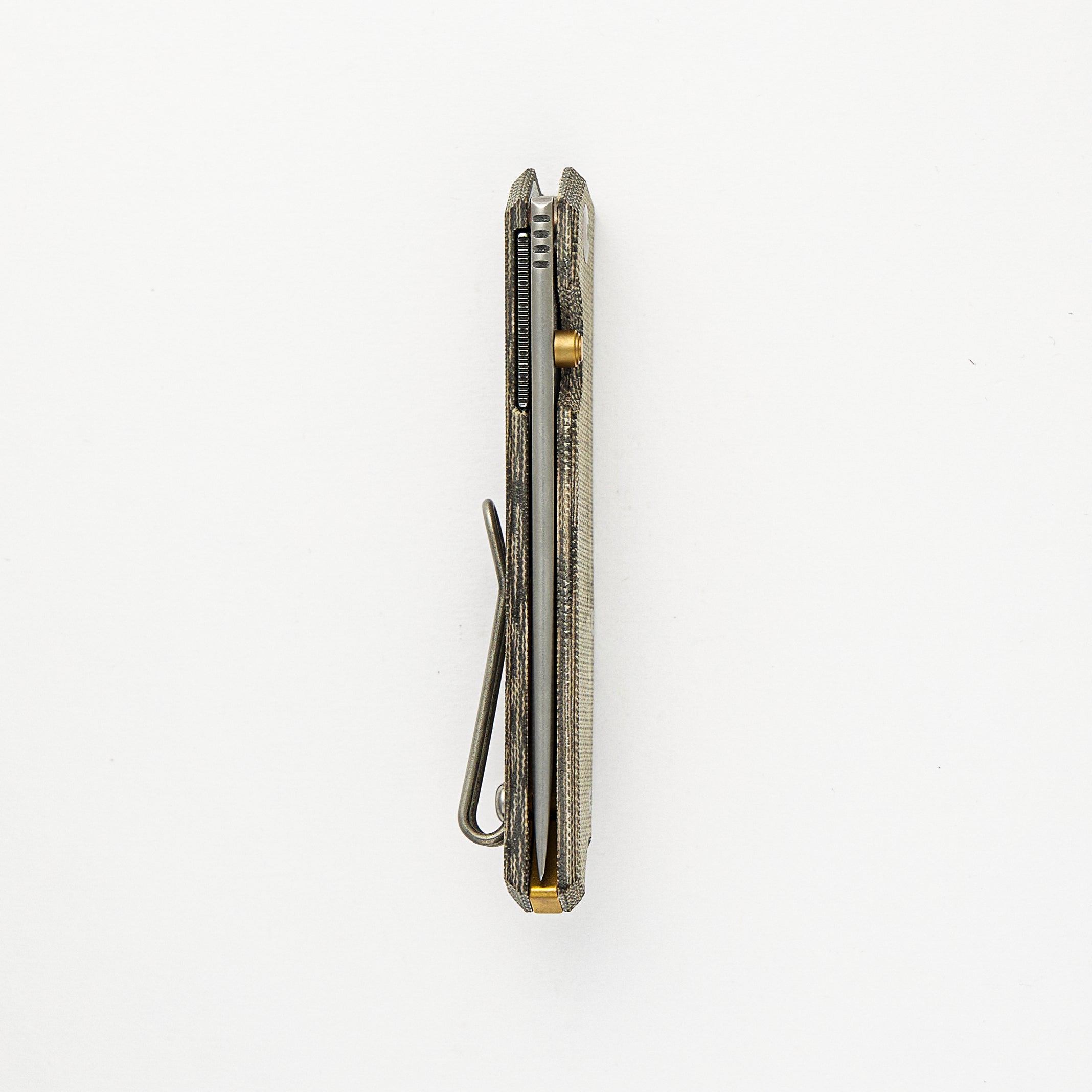 Clyde - Green Micarta - Brass