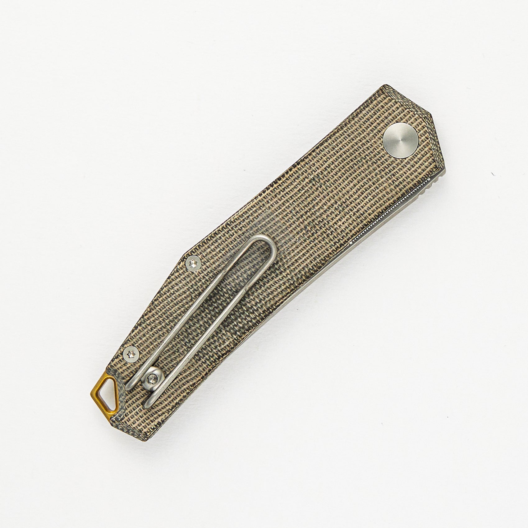Clyde - Green Micarta - Brass