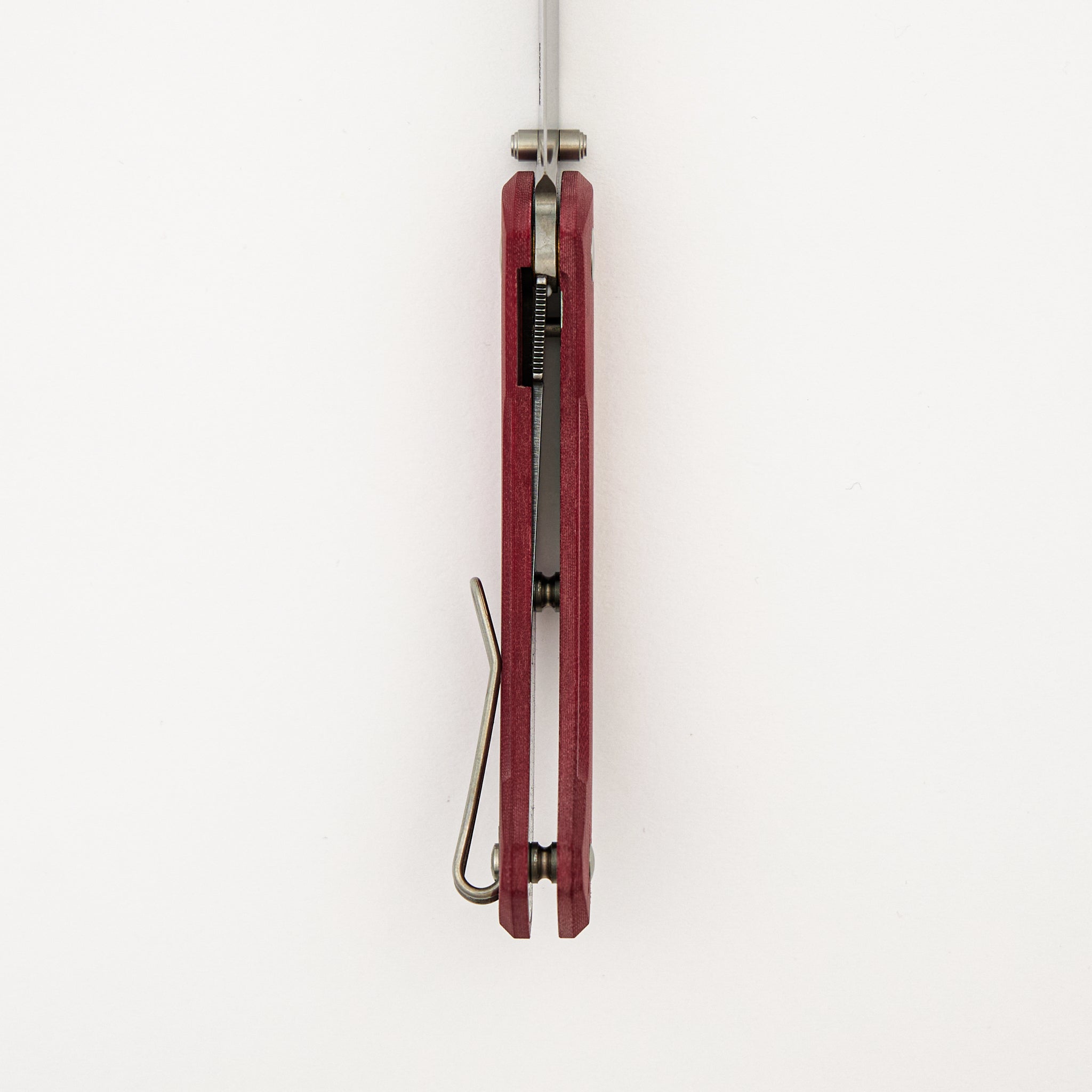 IONA V2 - Red Linen Micarta