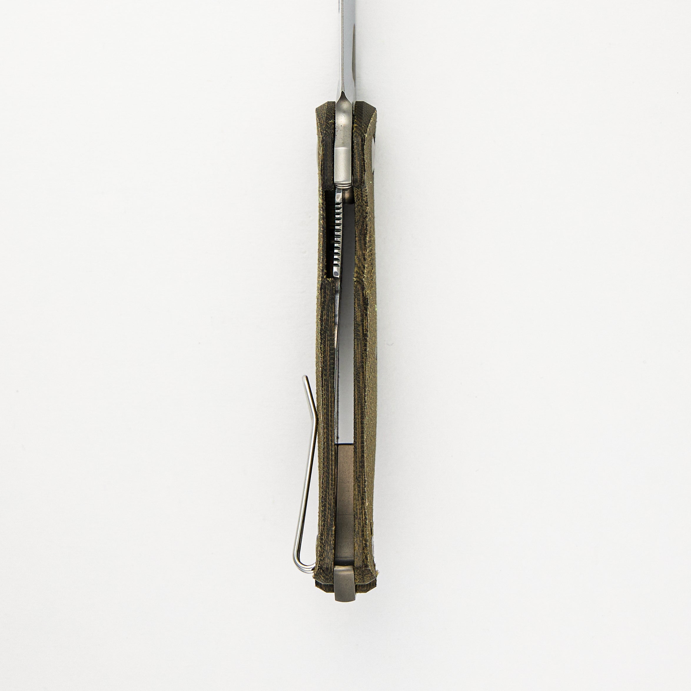 ACE JAGT - Green Canvas Micarta - Satin