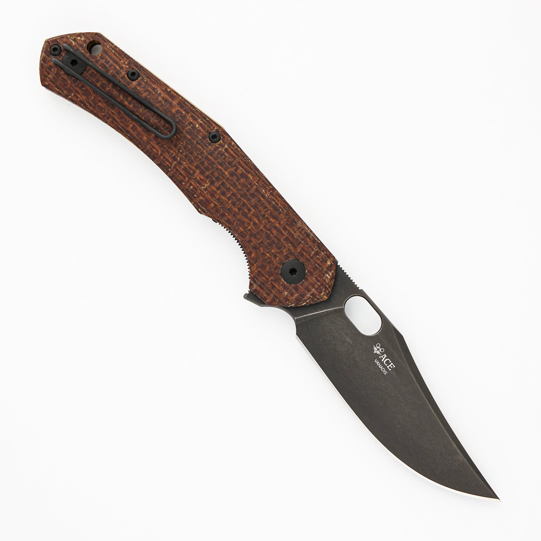 GiantMouse Jutland - Burlap Micarta