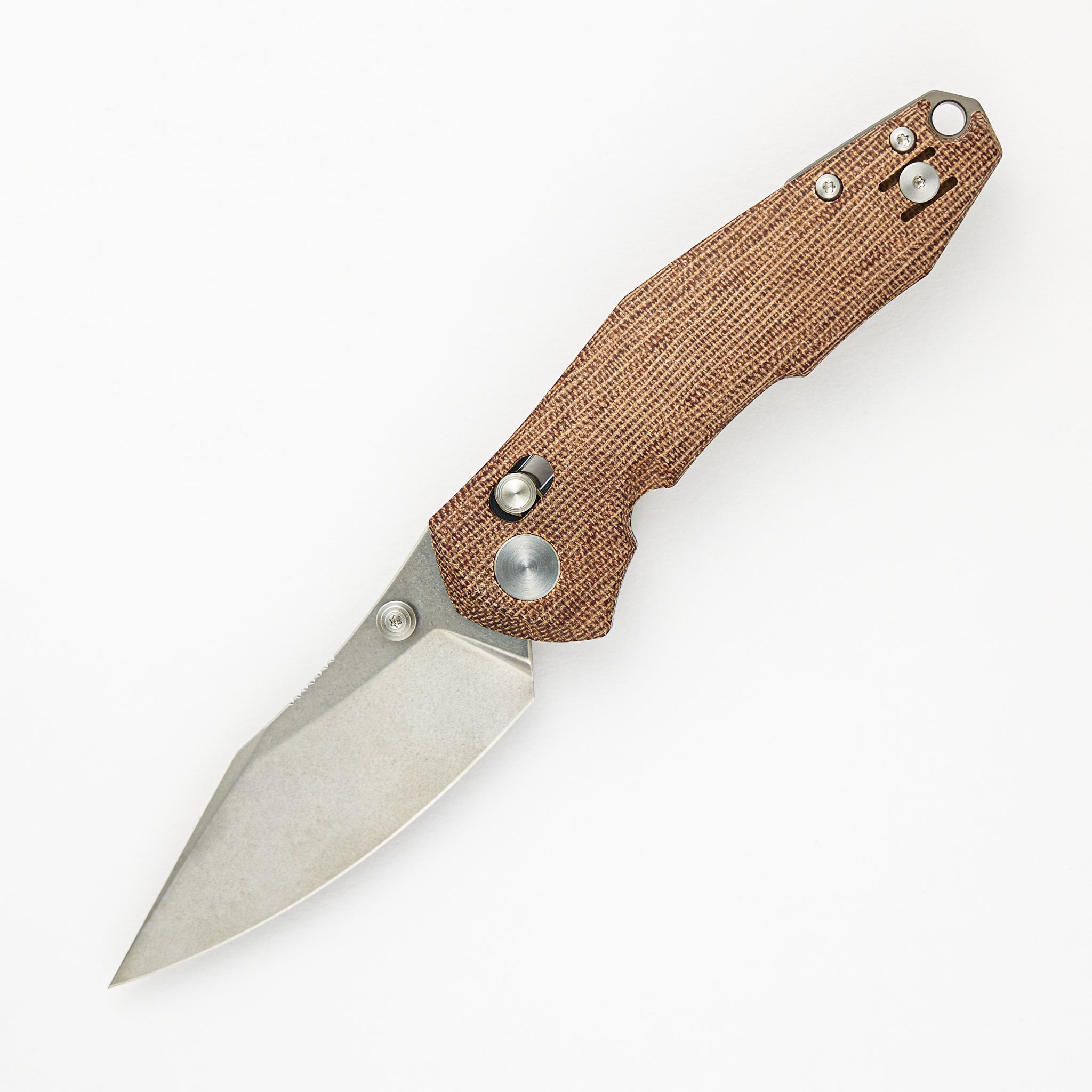 GiantMouse Nazca - Natural Canvas Micarta