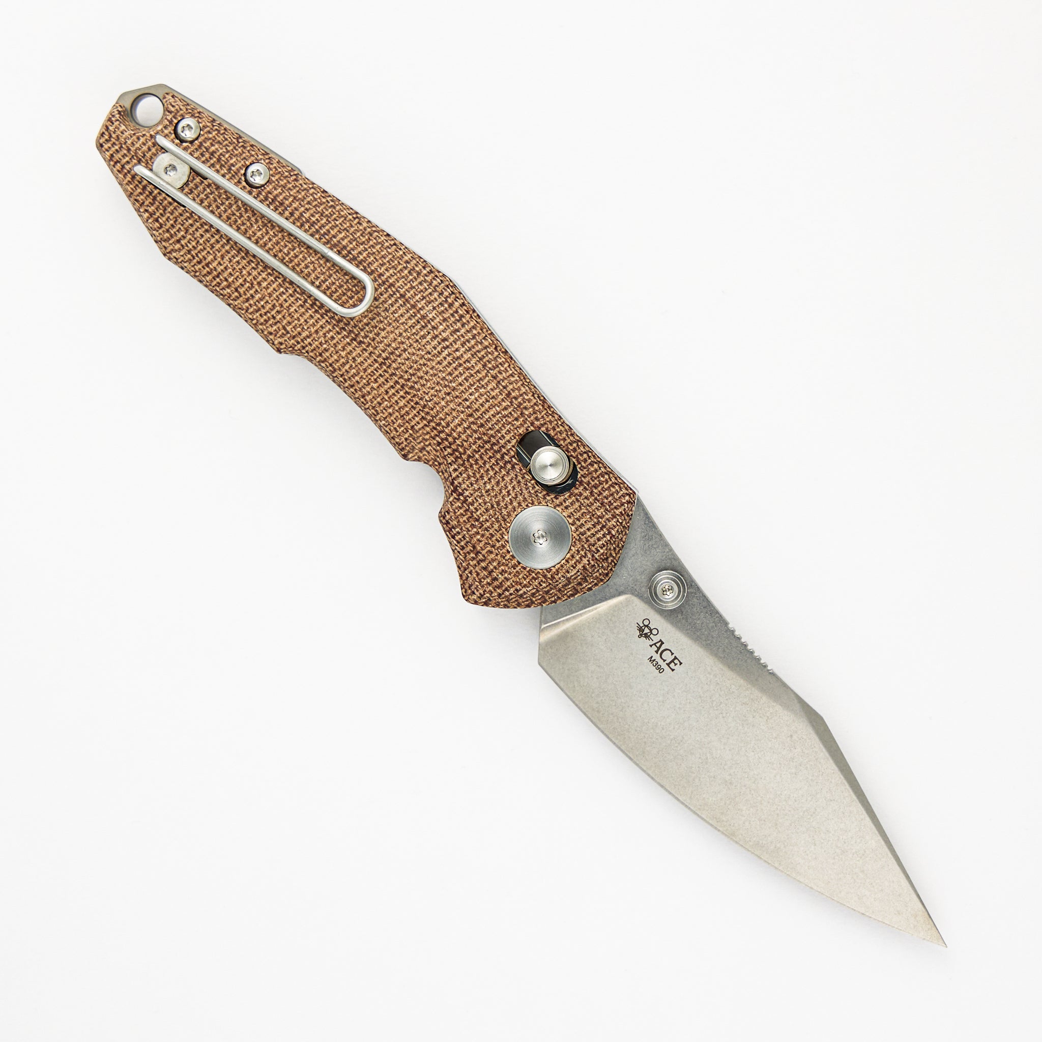 GiantMouse Nazca - Natural Canvas Micarta