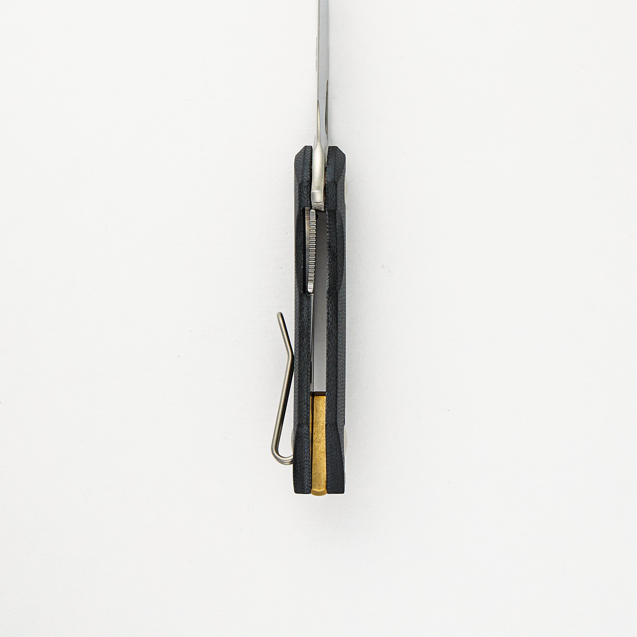 ACE Riv LL - Double Black Canvas Micarta - Satin