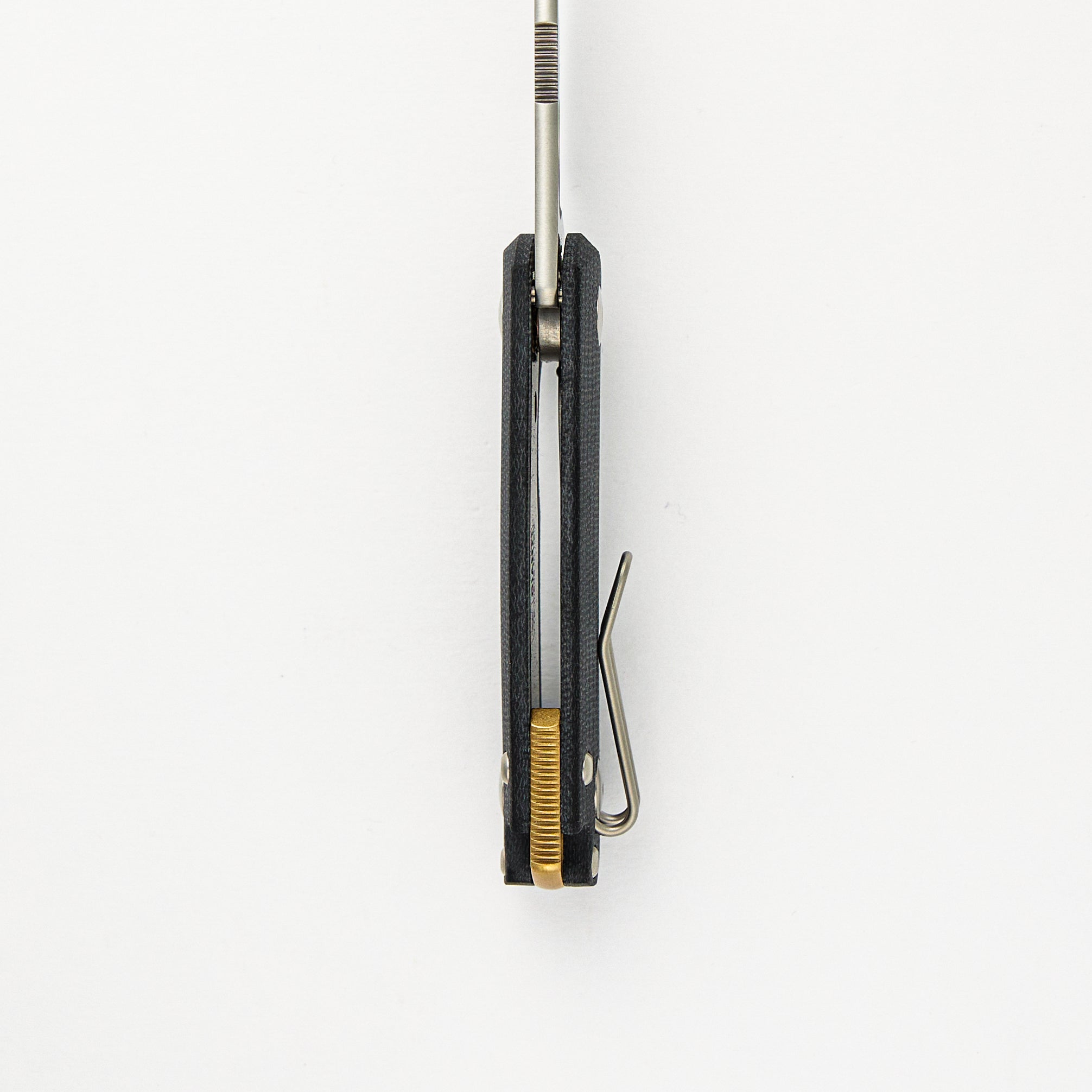 ACE Riv LL - Double Black Canvas Micarta - Satin