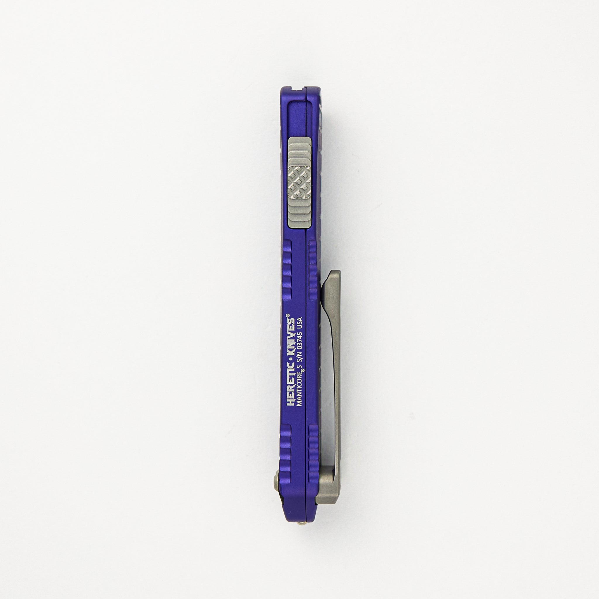 Manticore S - D/E Stonewash Purple Grenade Grip