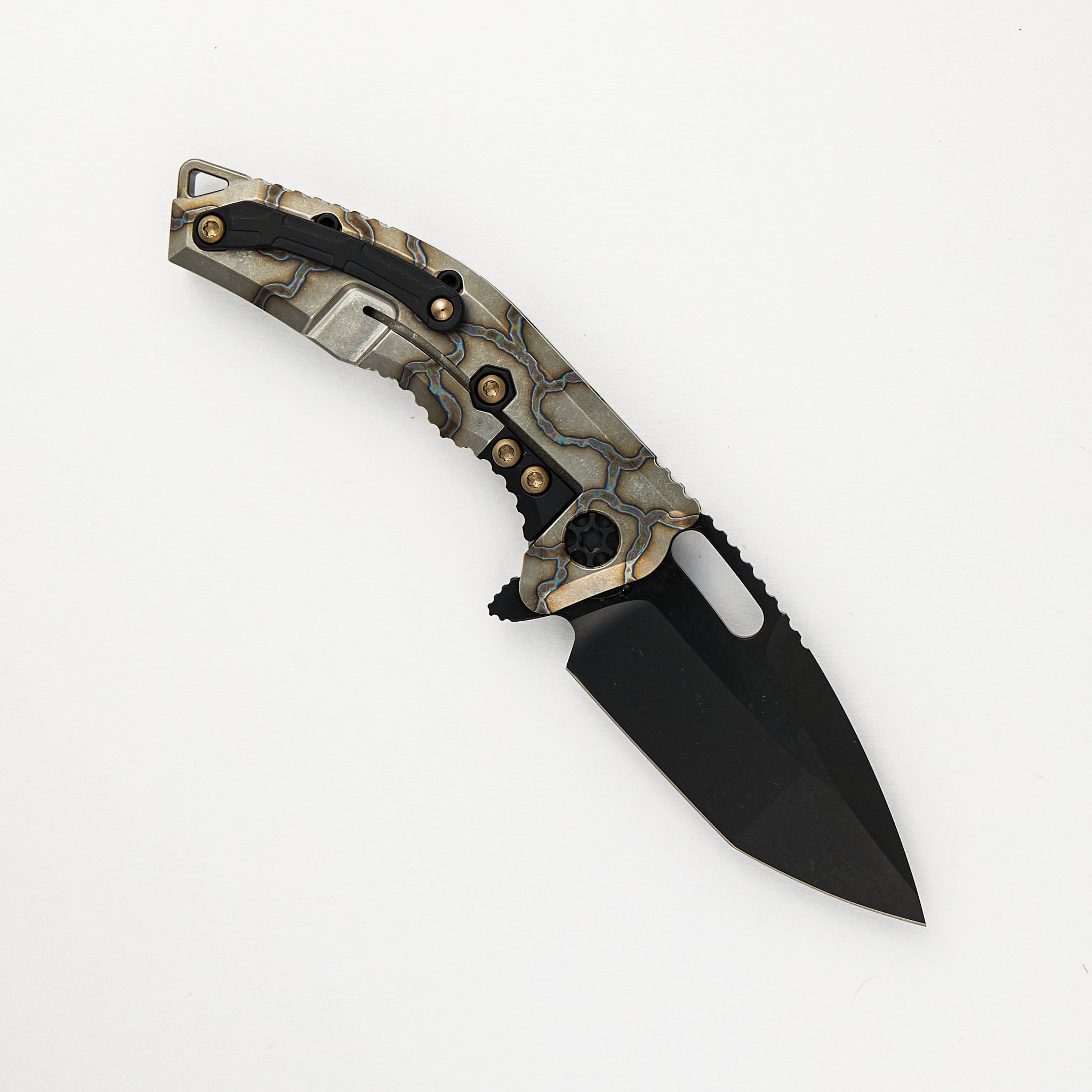 Medusa Manual - Tanto DLC Flamed Titanium Handle