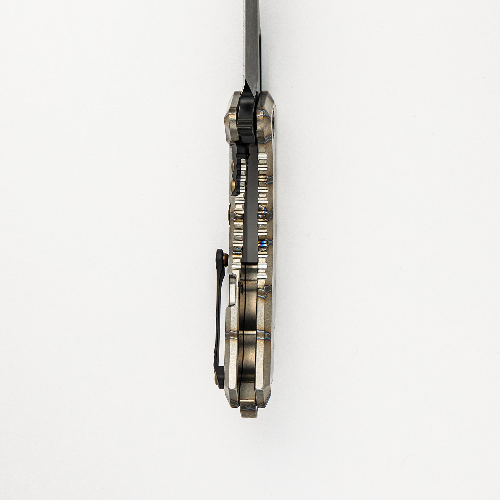 Medusa Manual - Tanto DLC Flamed Titanium Handle