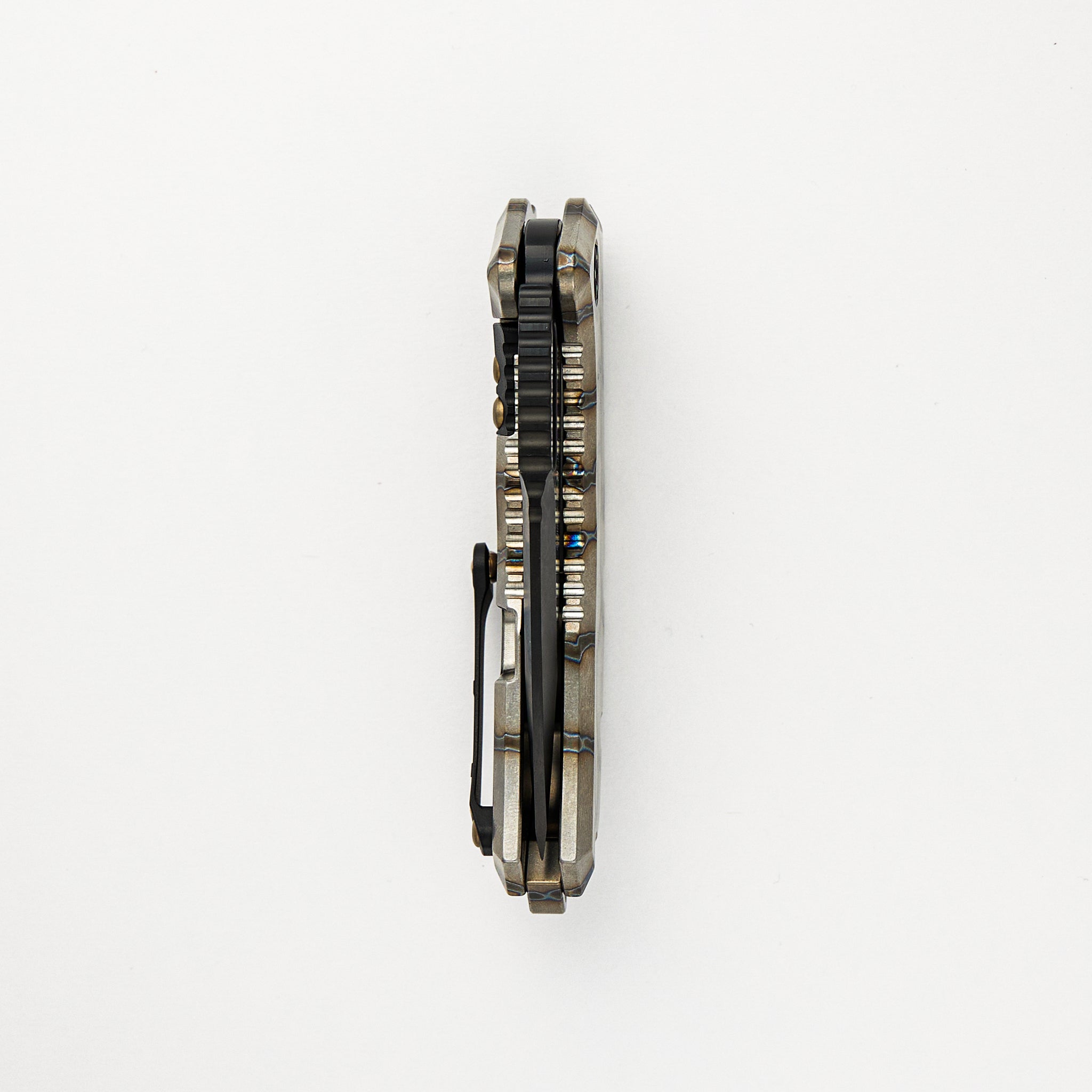 Medusa Manual - Tanto DLC Flamed Titanium Handle