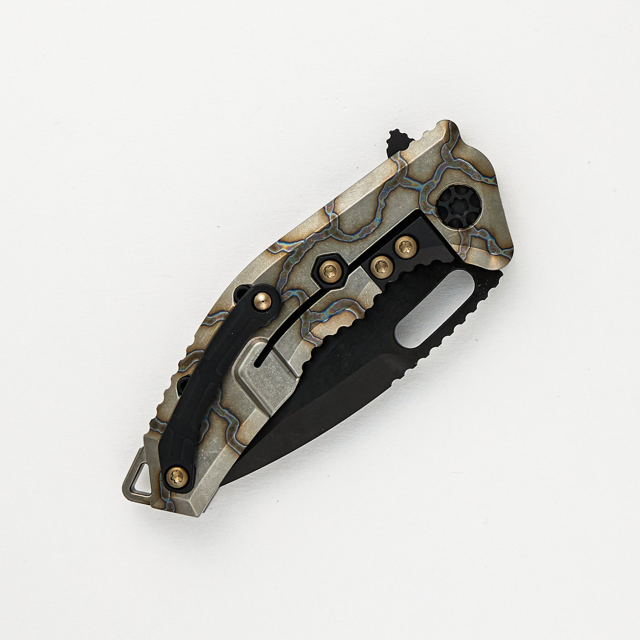 Medusa Manual - Tanto DLC Flamed Titanium Handle