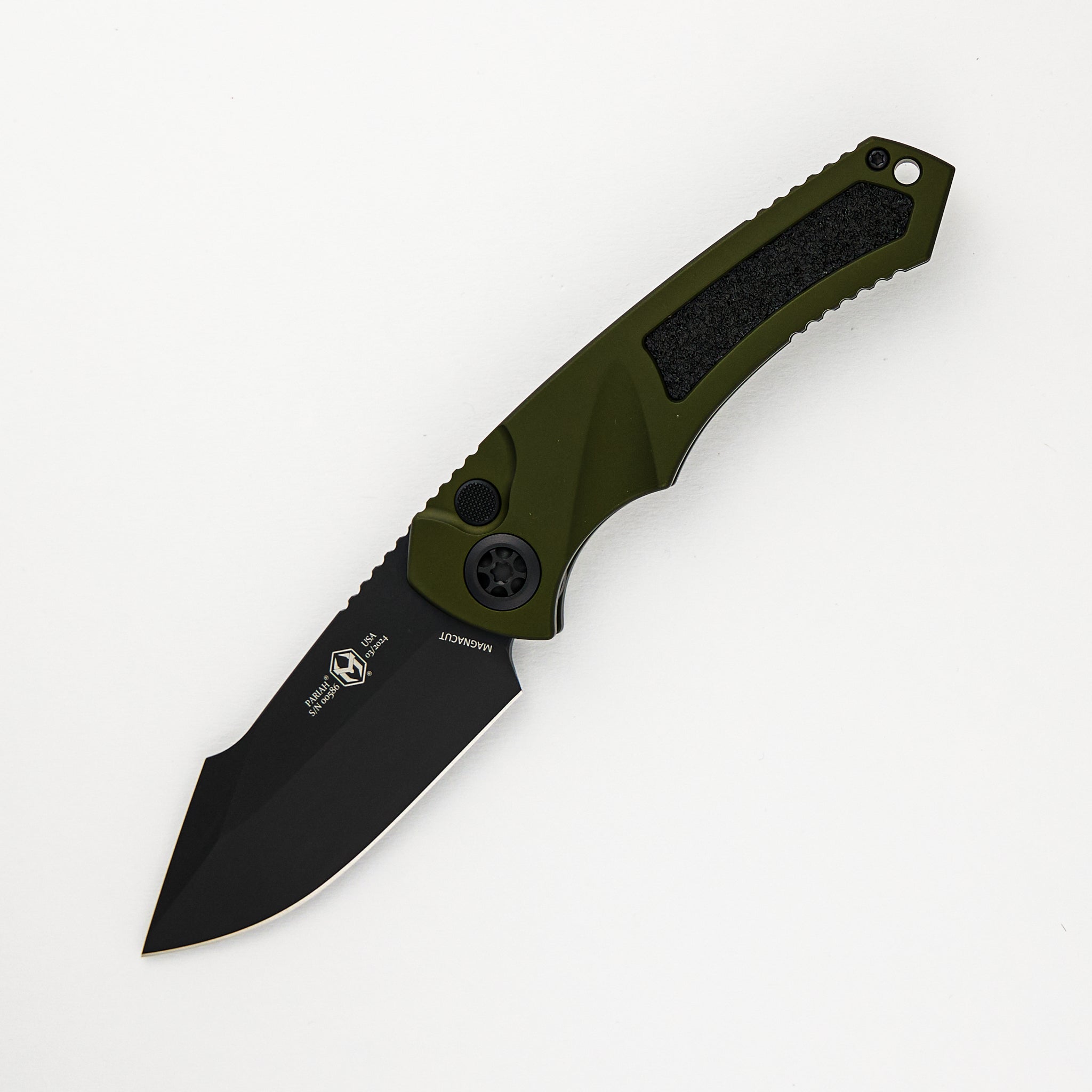 Pariah - Black Drop Point OD Green