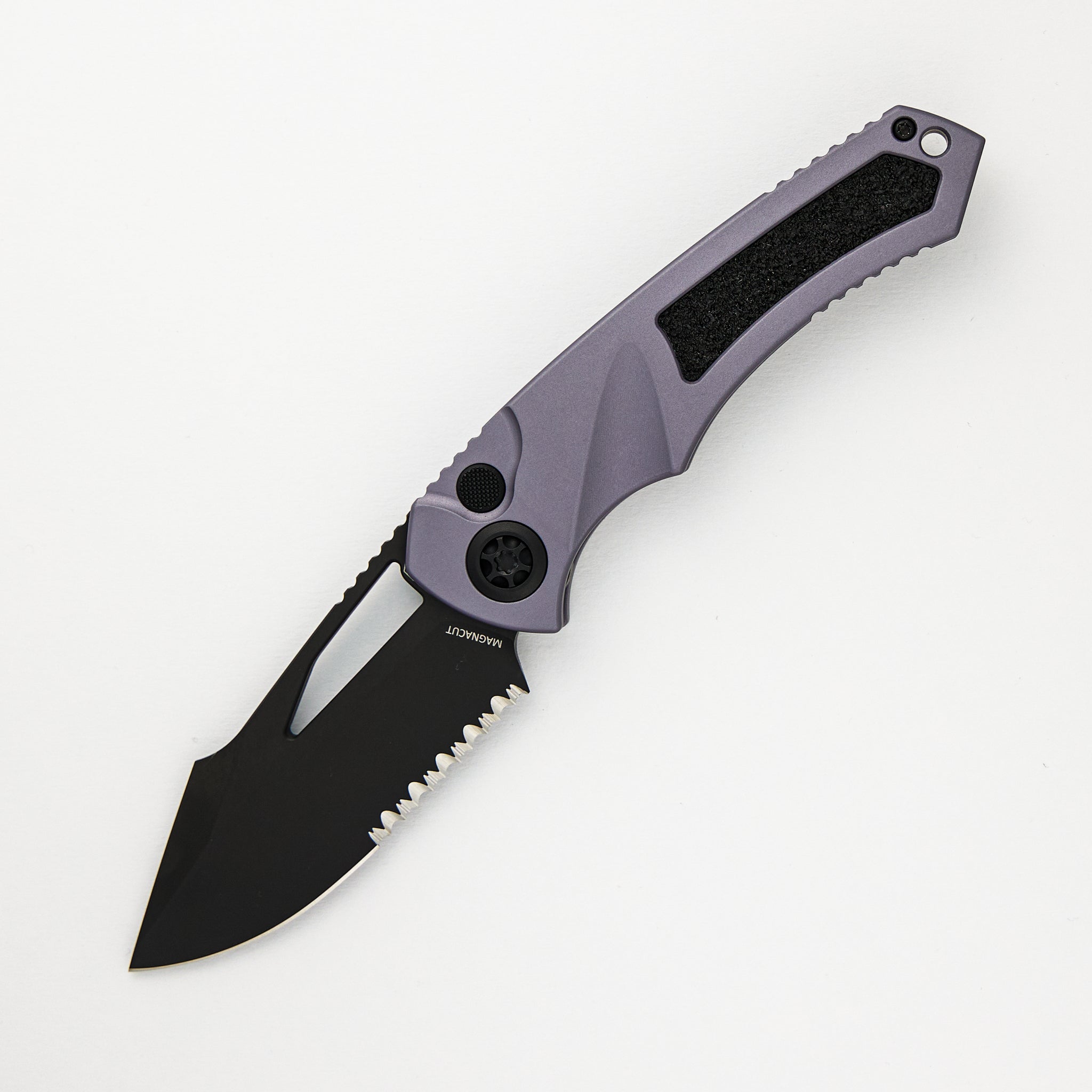 Pariah Manual - Drop Point DLC Serrated Gray