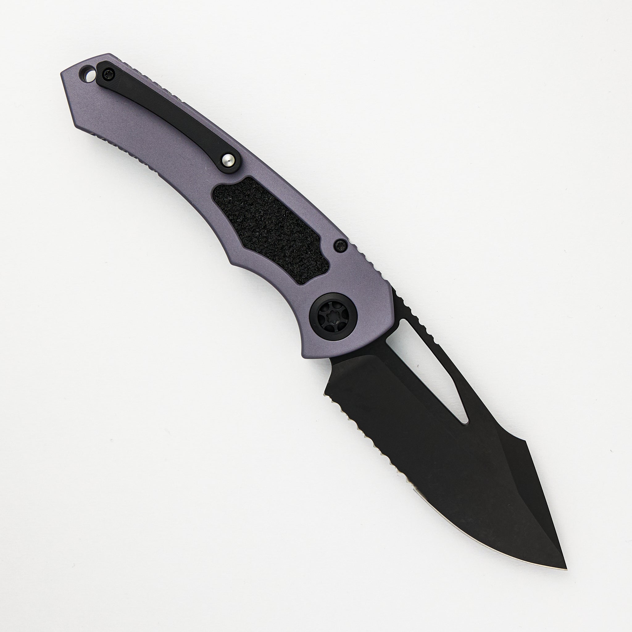Pariah Manual - Drop Point DLC Serrated Gray