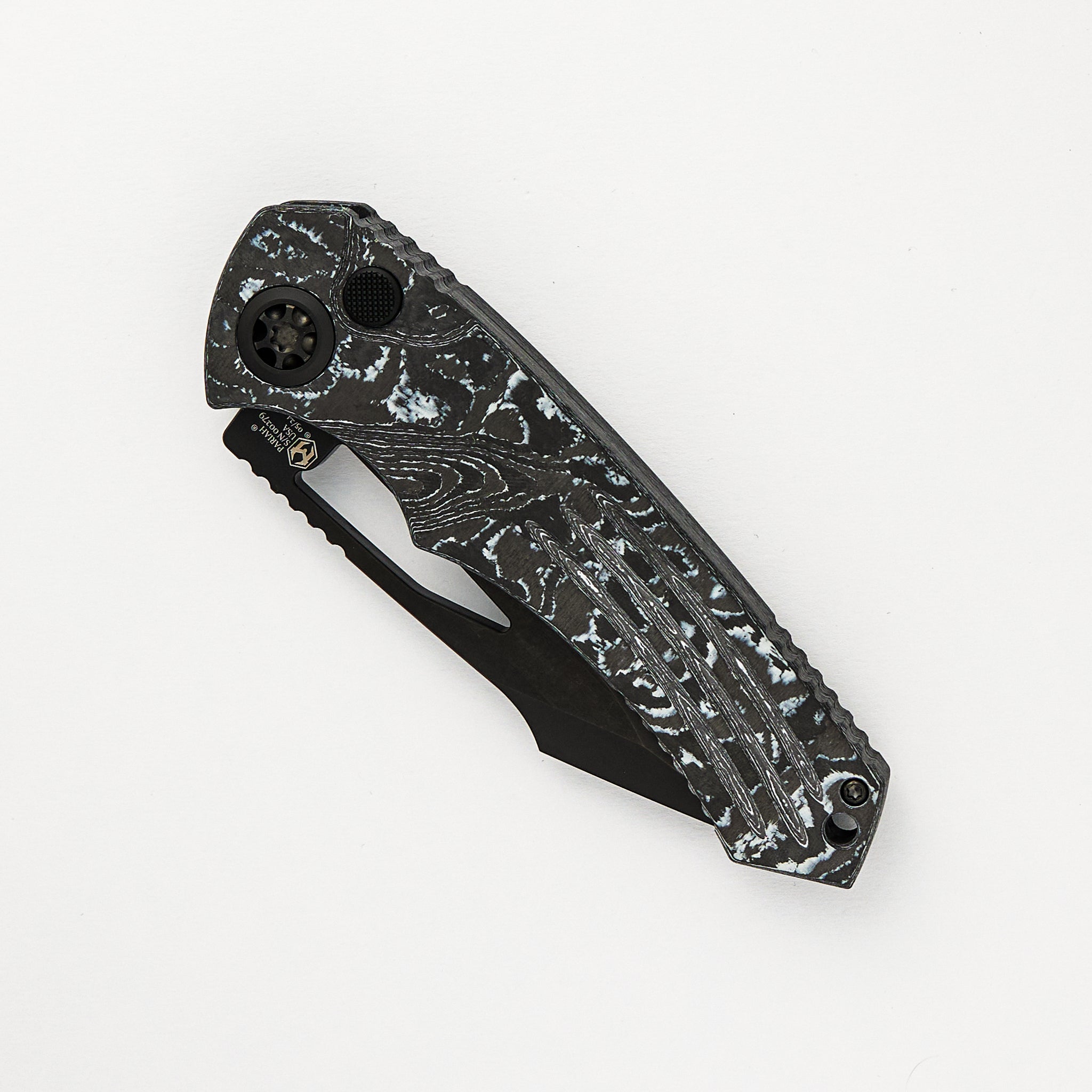 Pariah Manual - Drop Point DLC White Camo Carbon