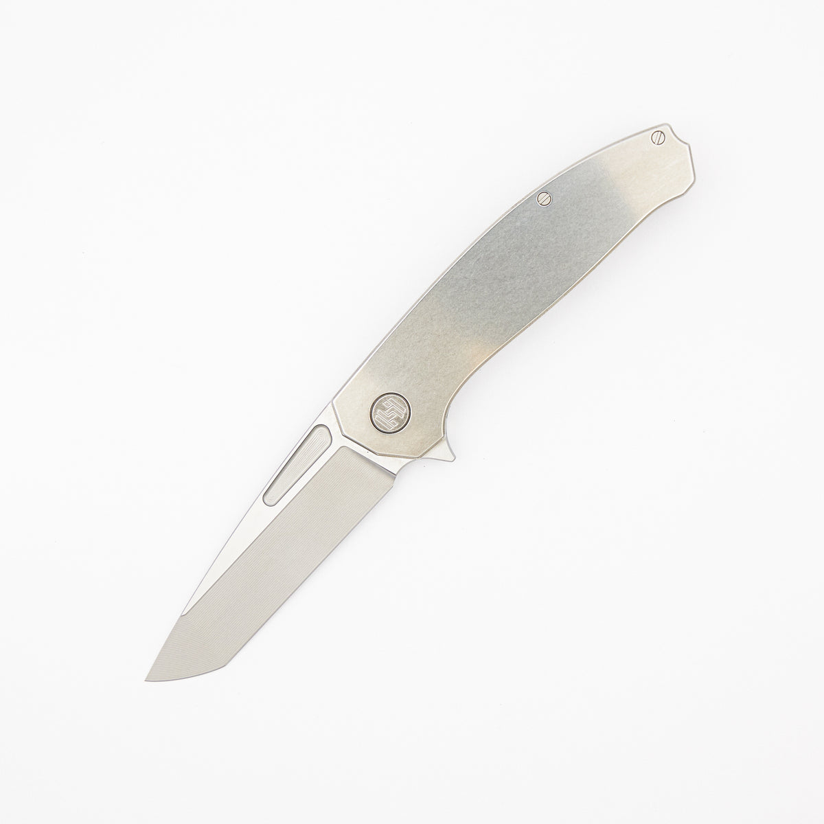 Mini Veli - Titanium Handle - RWL-34 Blade - Silver Accents