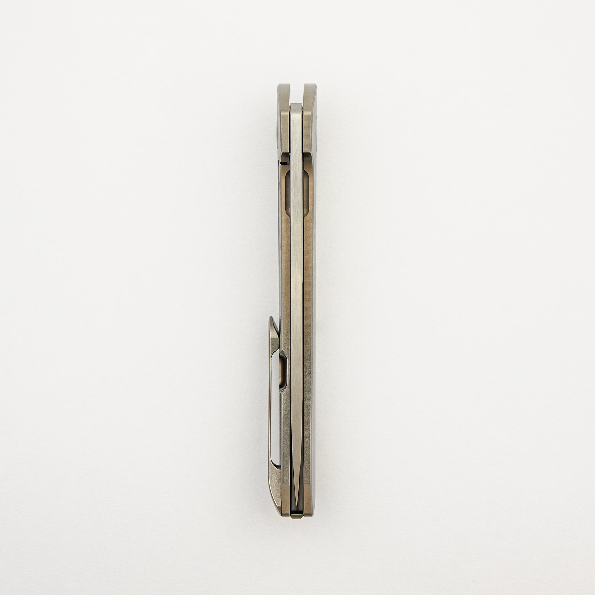 Model T Gen. 2 - Titanium Handle W/ Bolster Milling - RWL-34 Blade