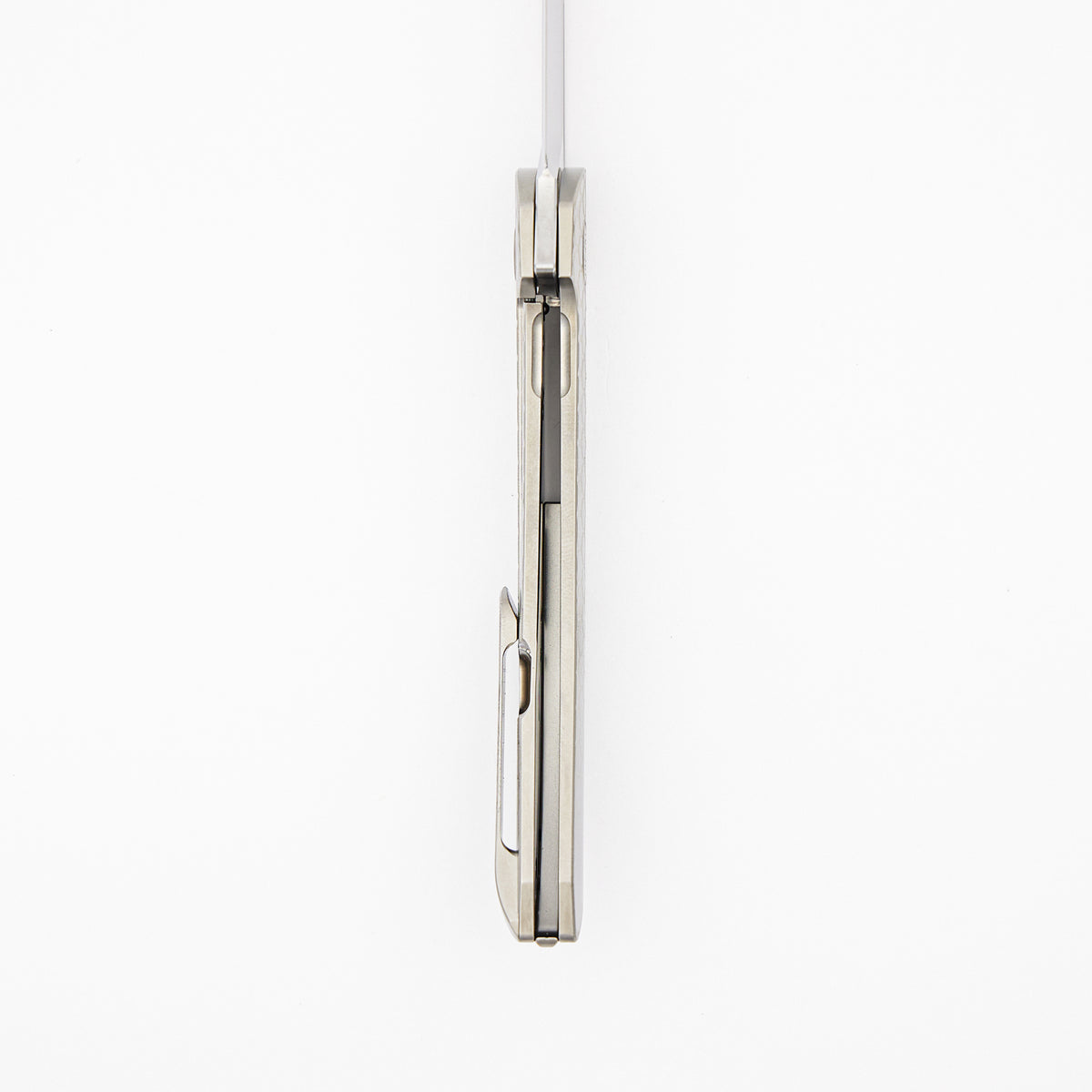 Model T Gen. 2 - Titanium Handle W/ Fade HoneyComb Milling - RWL-34 Blade - Silver Accents
